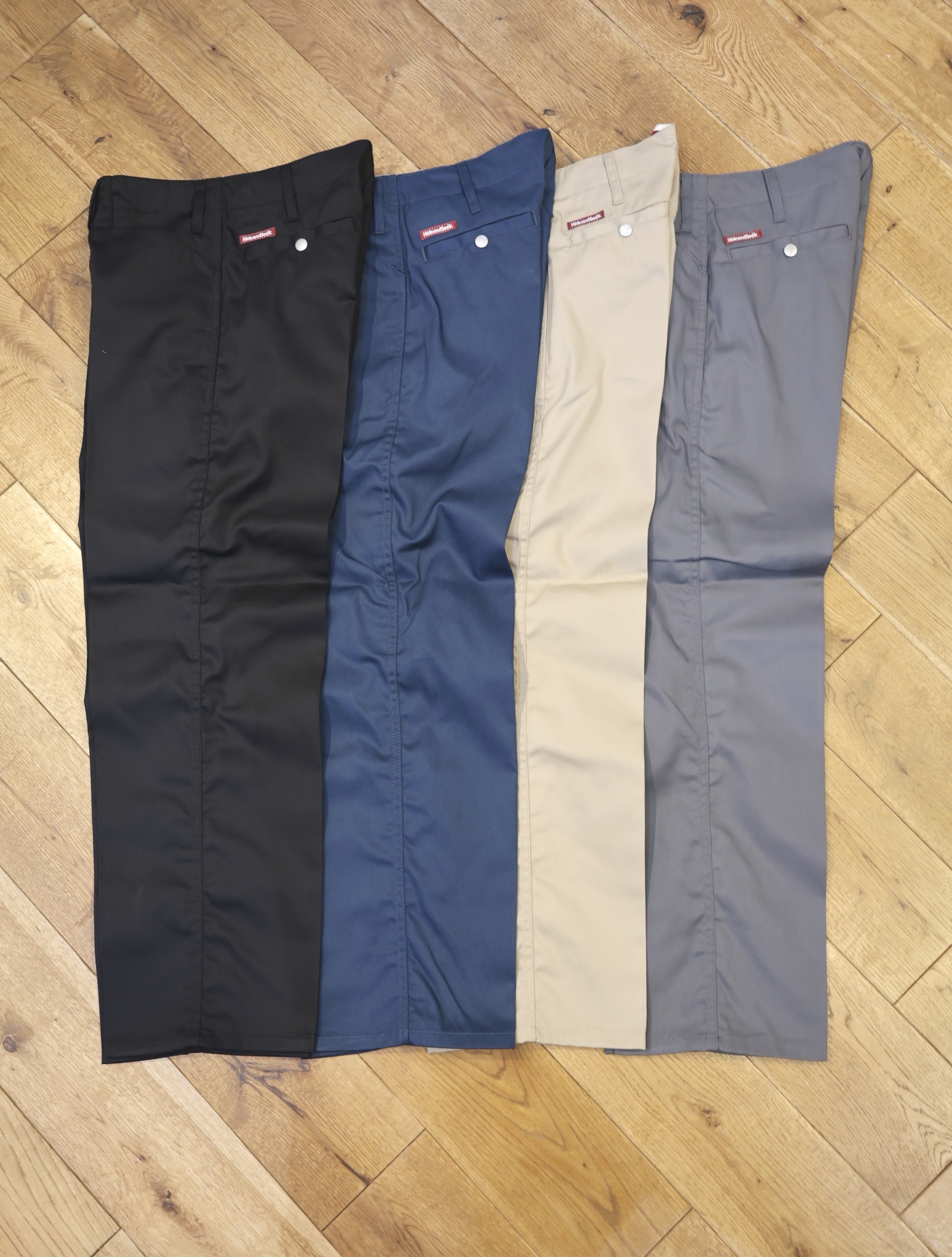 Hide and Seek　「B-WORK （26SS Light）」　T/Cツイル ワイドシルエットワークパンツ