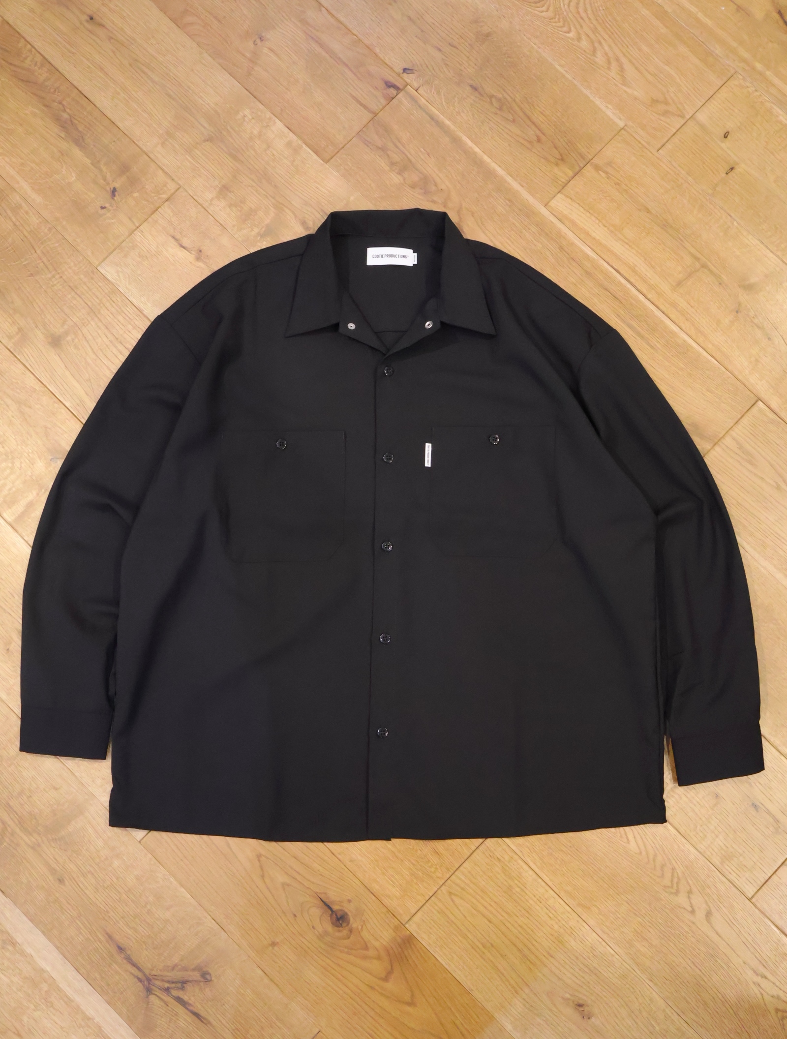 COOTIE T/W Open Collar L/S Shirt CTE-24A402-PLAIN 公式通販