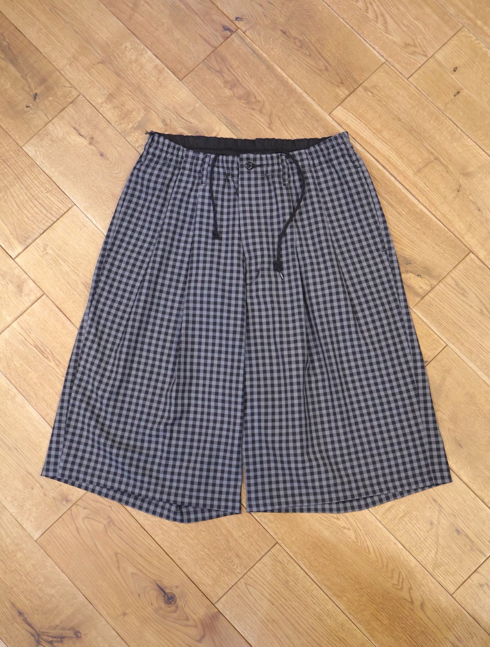COOTIE　「T/W 2 Tuck Easy Shorts <GINGHAM CHECK>」　2タック イージーショーツ