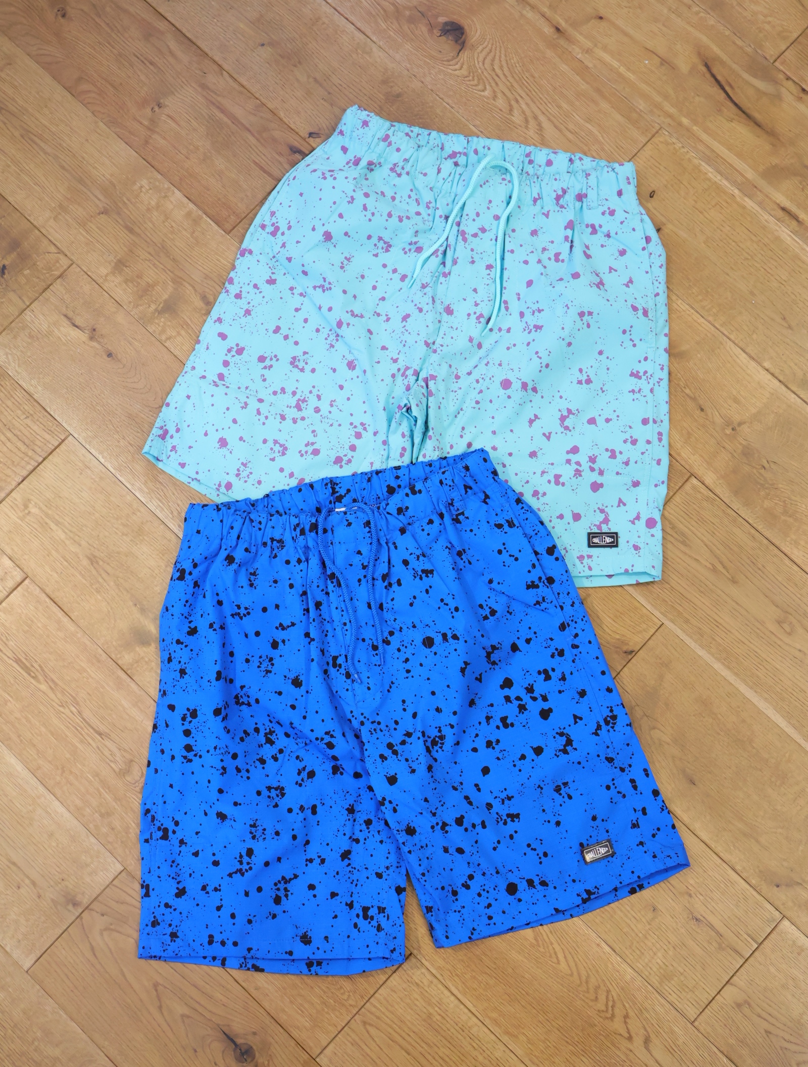 CHALLENGER 　「SPLATTER MARINE SHORTS」　サーフショーツ