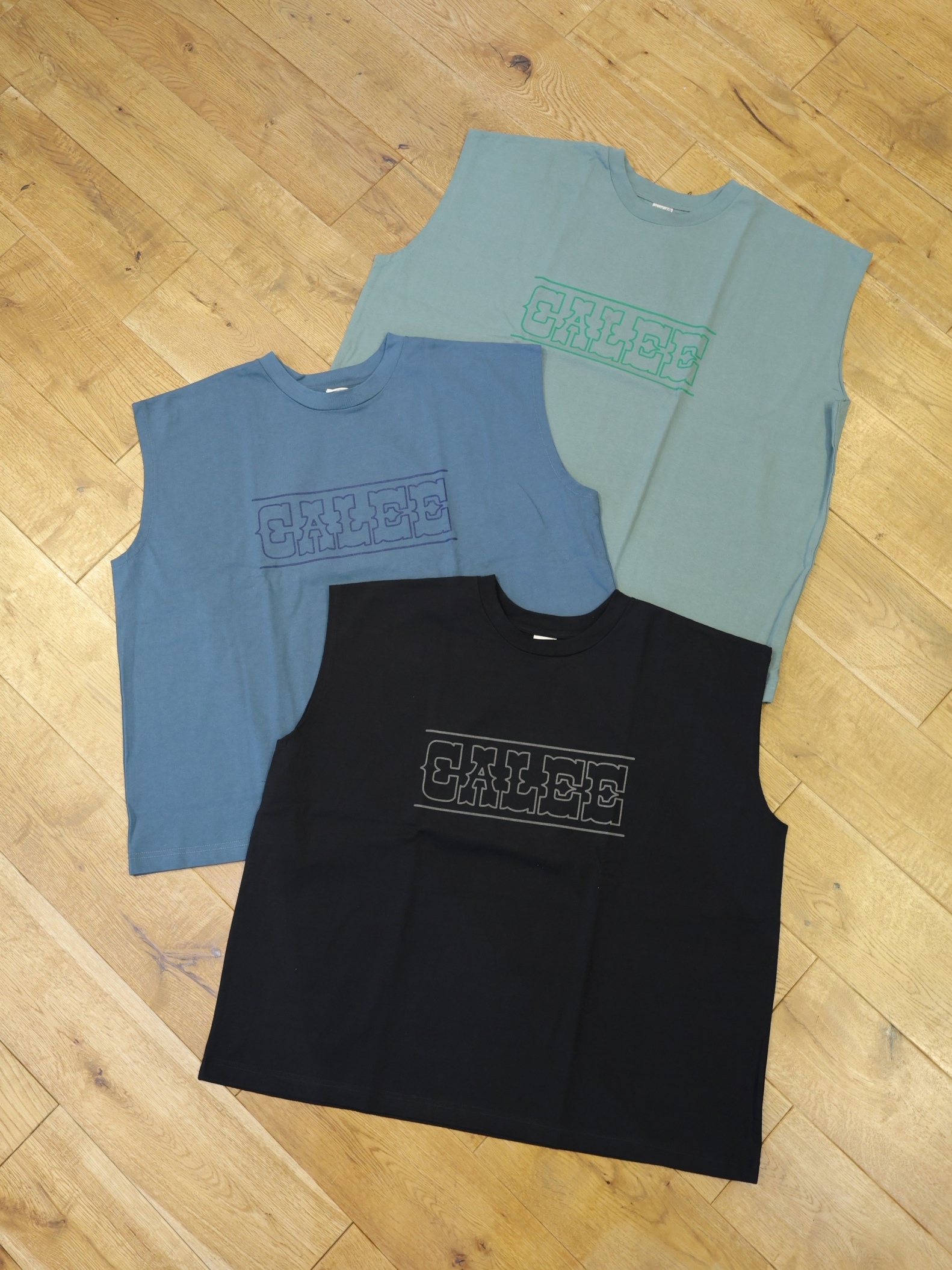 CALEE 「CALEE LOGO N/S TEE 」 ノースリーブティーシャツ