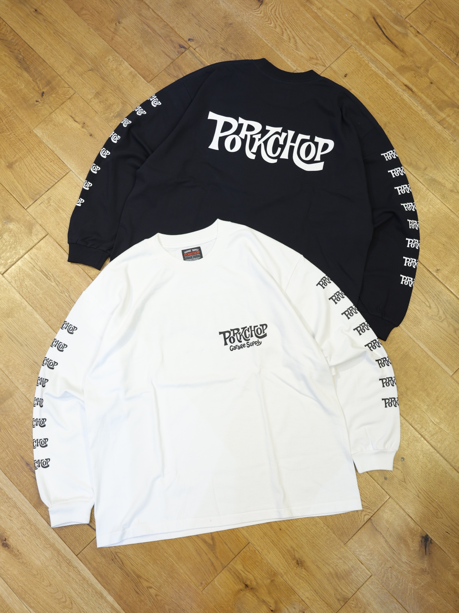 【9月13日 発売！】PORKCHOP GARAGE SUPPLY　「SC LOGO L/S TEE」 ロングスリーブ ティーシャツ