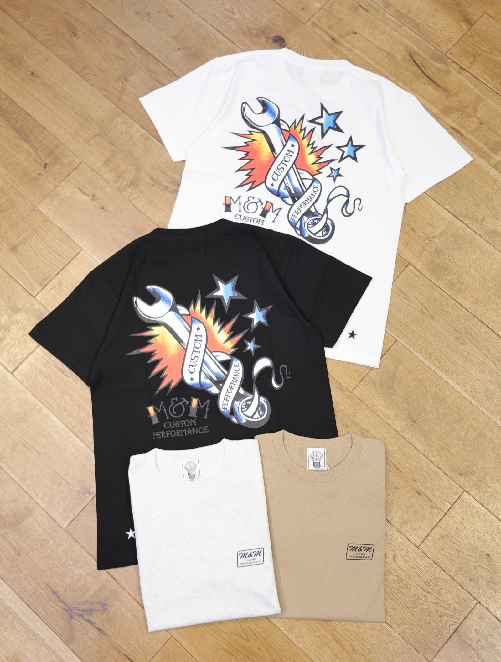 【3月24日 発売！】M&M CUSTOM PERFORMANCE  　「PRINT TEE」　プリント ティーシャツ