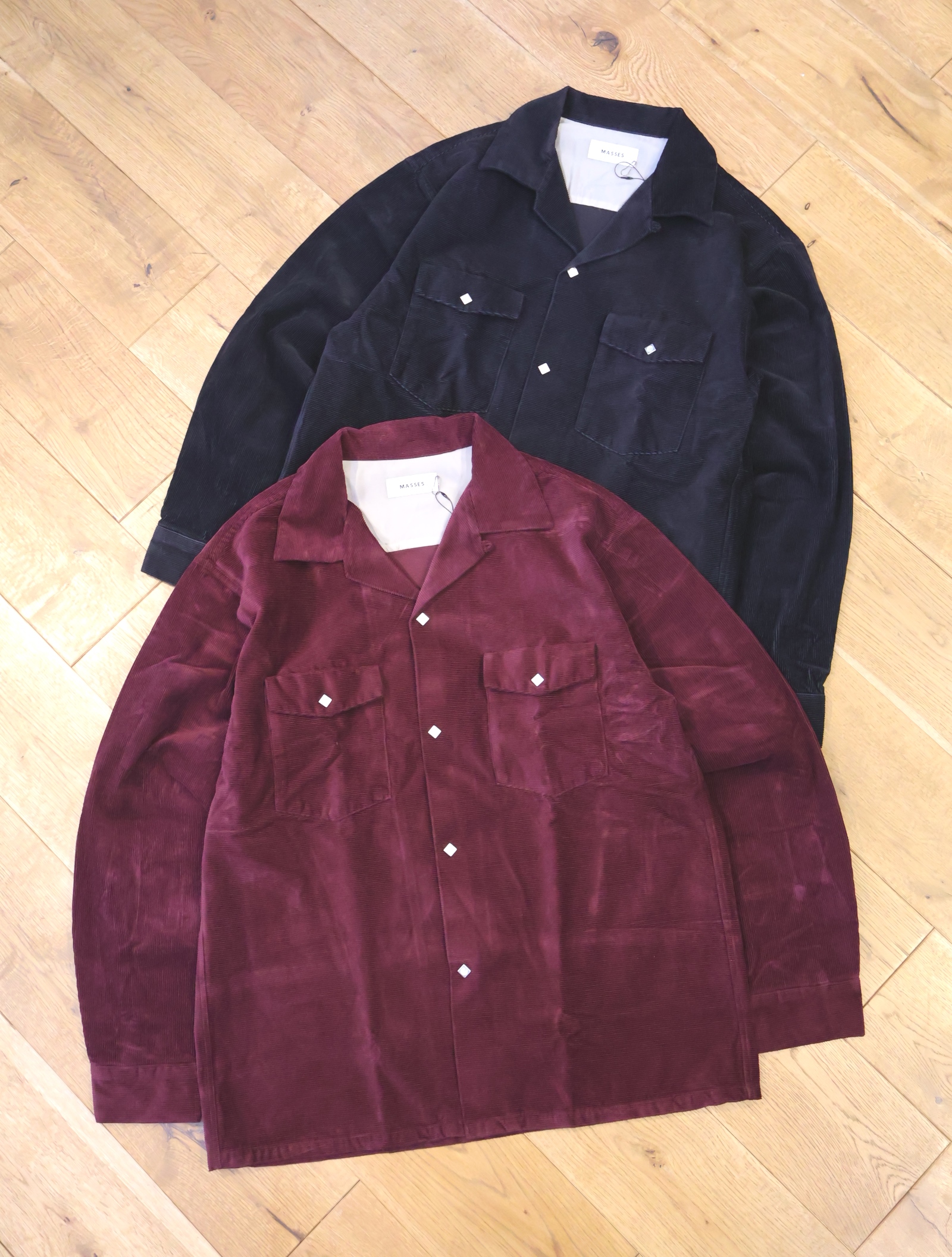 MASSES　「WESTERN CORDUROY SHIRT」　ウエスタン コーデュロイシャツ