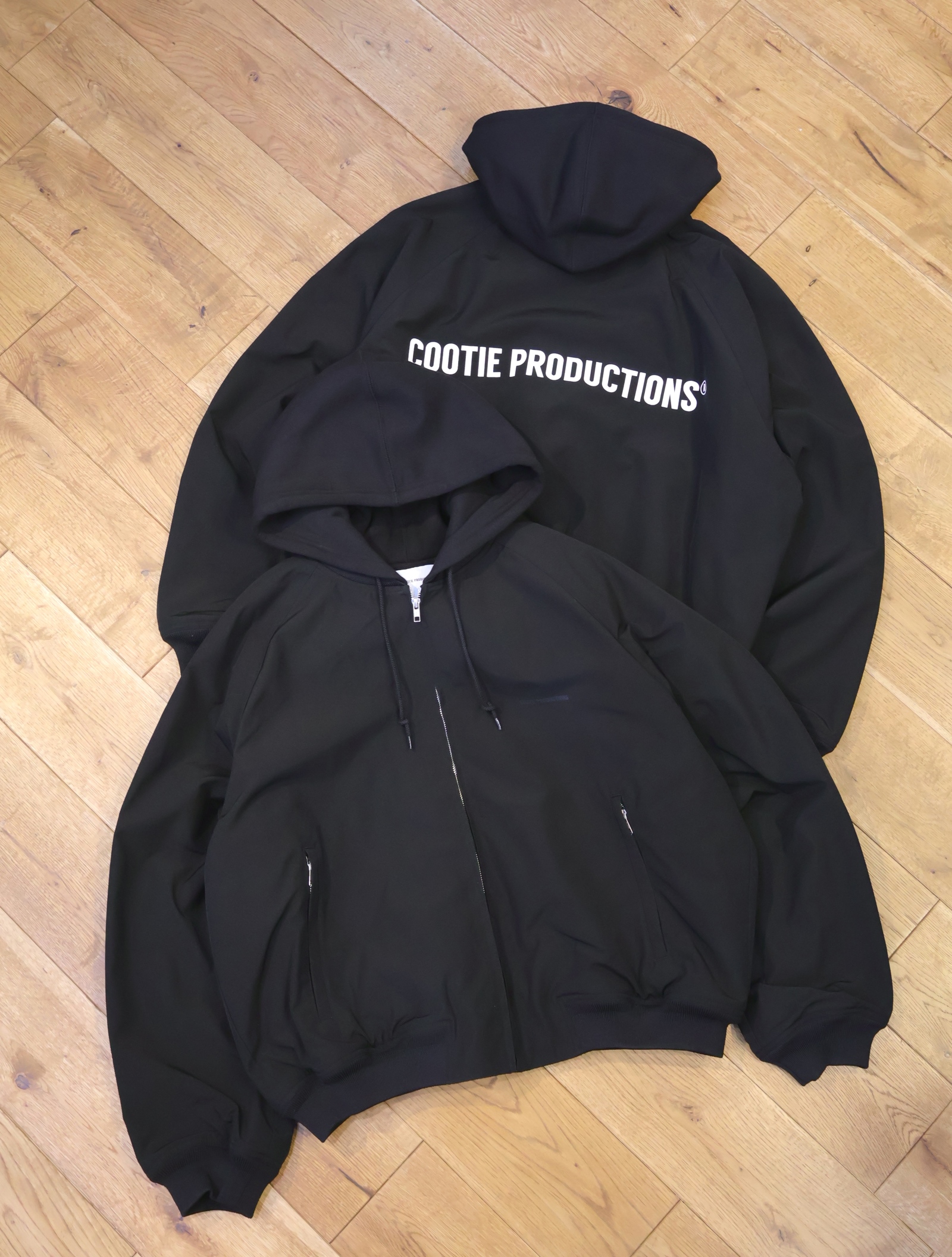 COOTIE　「T/C Weather Combination Hooded Blouson」　ジップアップフーディージャケット