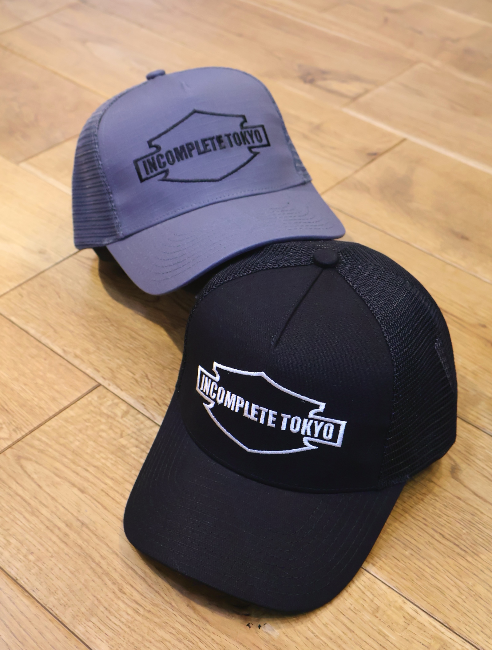 INCOMPLETE TOKYO 「Ripstop 5panel cap」 　5パネル メッシュキャップ