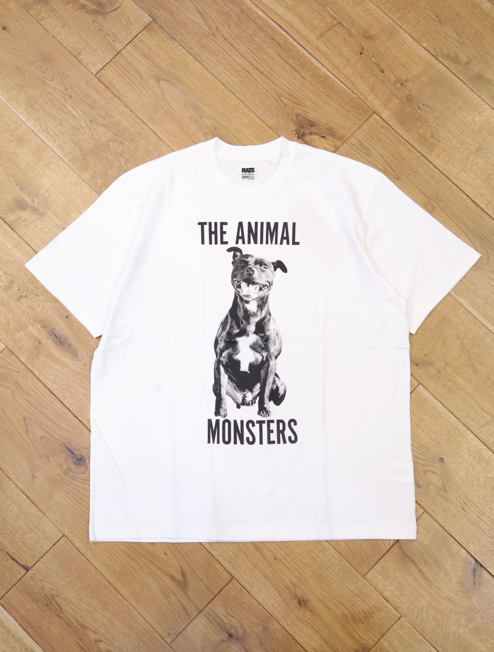 RATS　　「ANIMAL MONSTERS TEE」　　プリントティーシャツ
