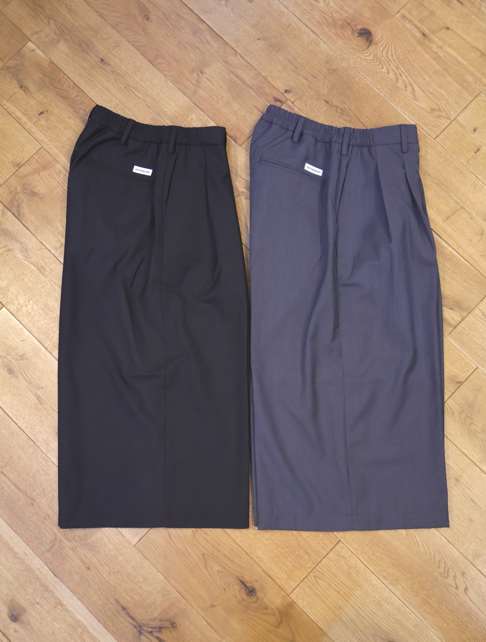 COOTIE　「T/W Saxony Shin Cut Wide Easy Trousers」　シンカット イージーパンツ