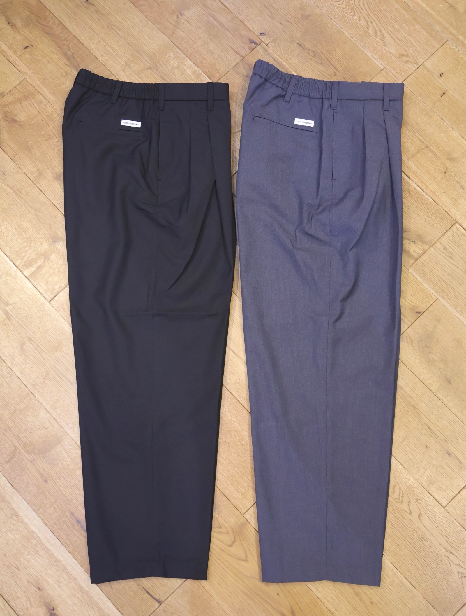 COOTIE　「T/W Saxony 2 Tuck Wide Easy Trousers」　2タック ワイドテーパード イージーパンツ