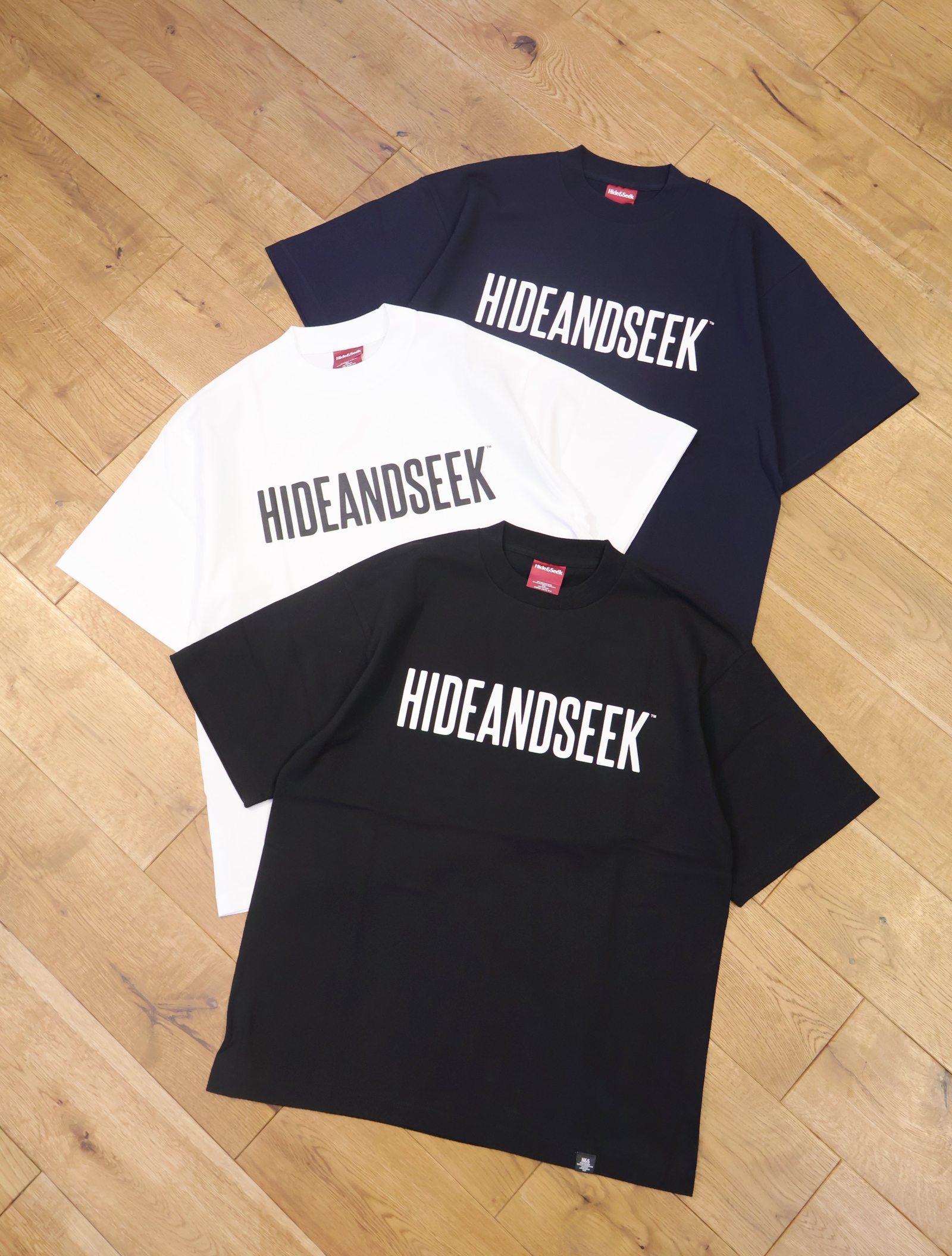 Hide and Seek　「HAS Logo S/S Tee（Big Silhouette）」　ビッグシルエット プリントティーシャツ
