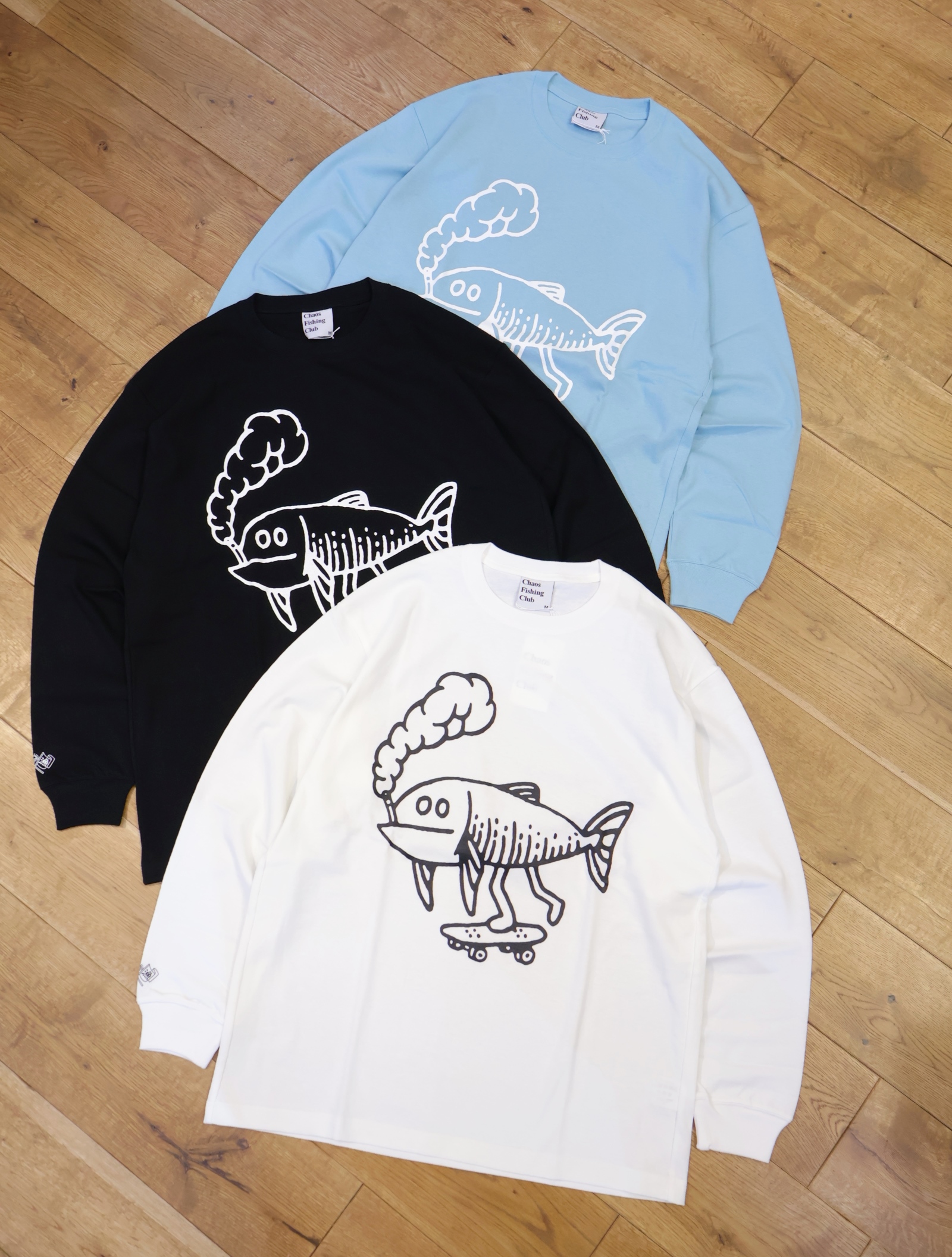 Chaos Fishing Club　「Osakanakun T-Shirt L/S」　ロングスリーブ ティーシャツ