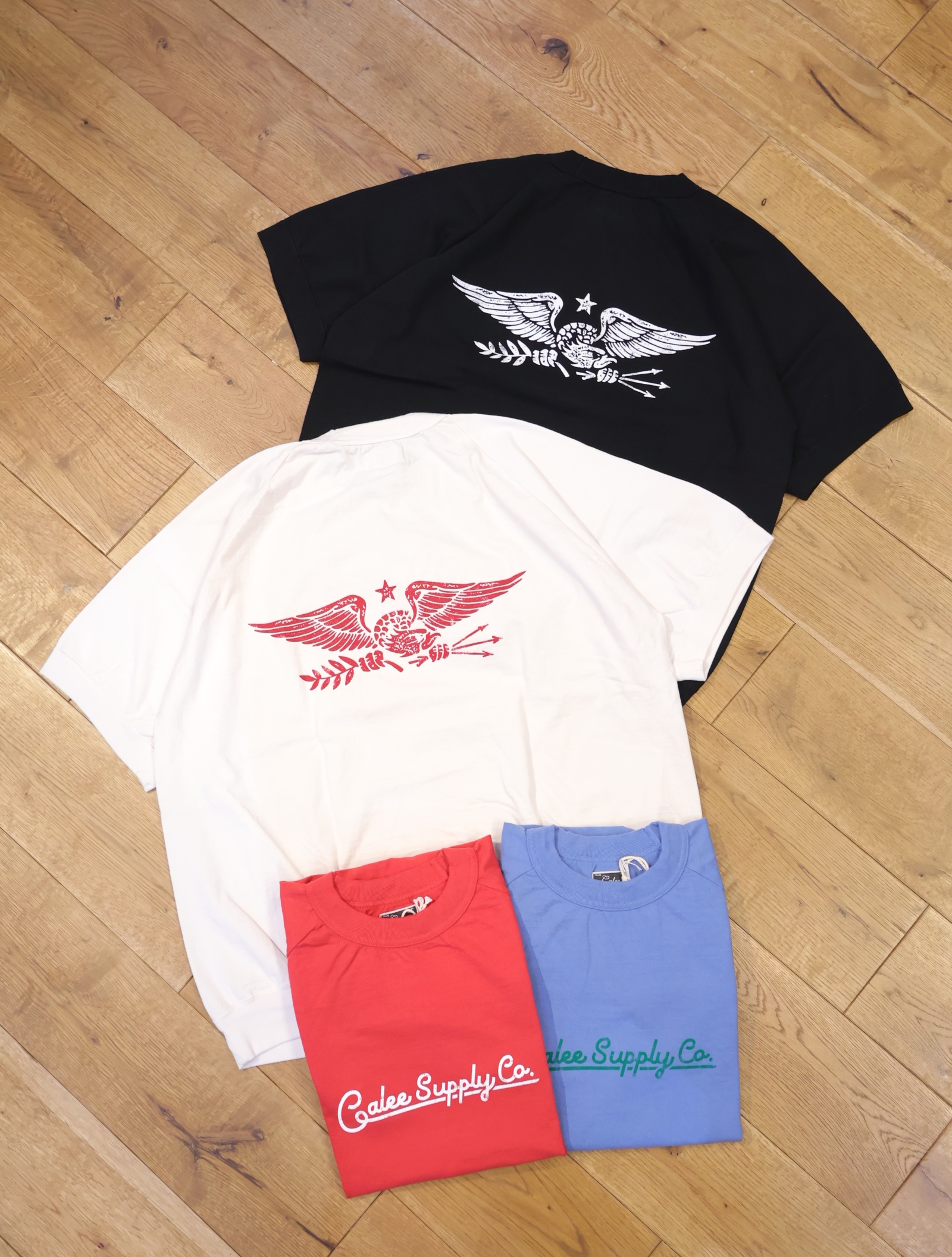 CALEE　　「VINTAGE REPRODUCT RAGLAN S/S CS」　　ラグランスリーブカットソー