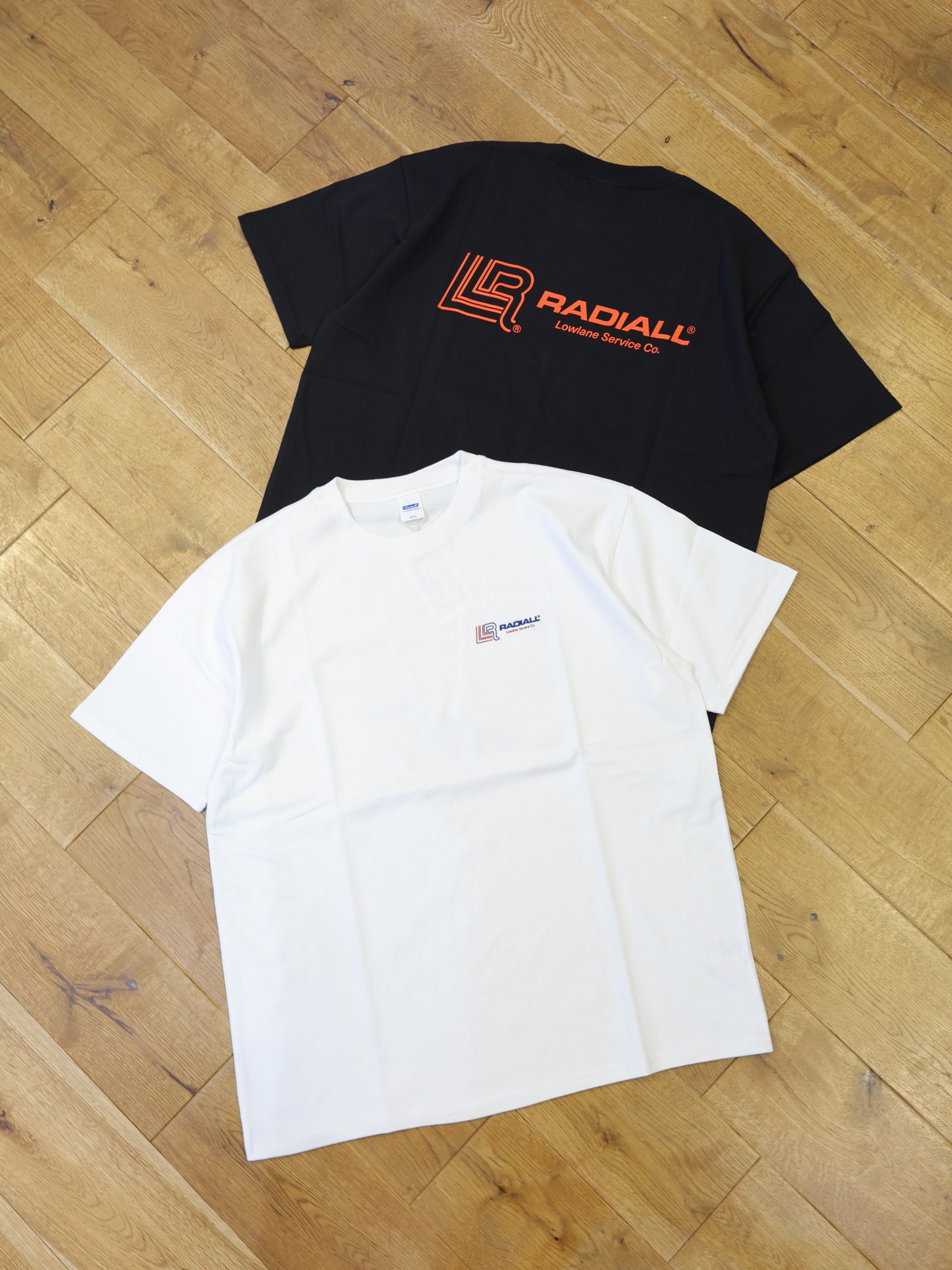 RADIALL 　「LOW LANE - CREW NECK T-SHIRT S/S」　プリントティーシャツ