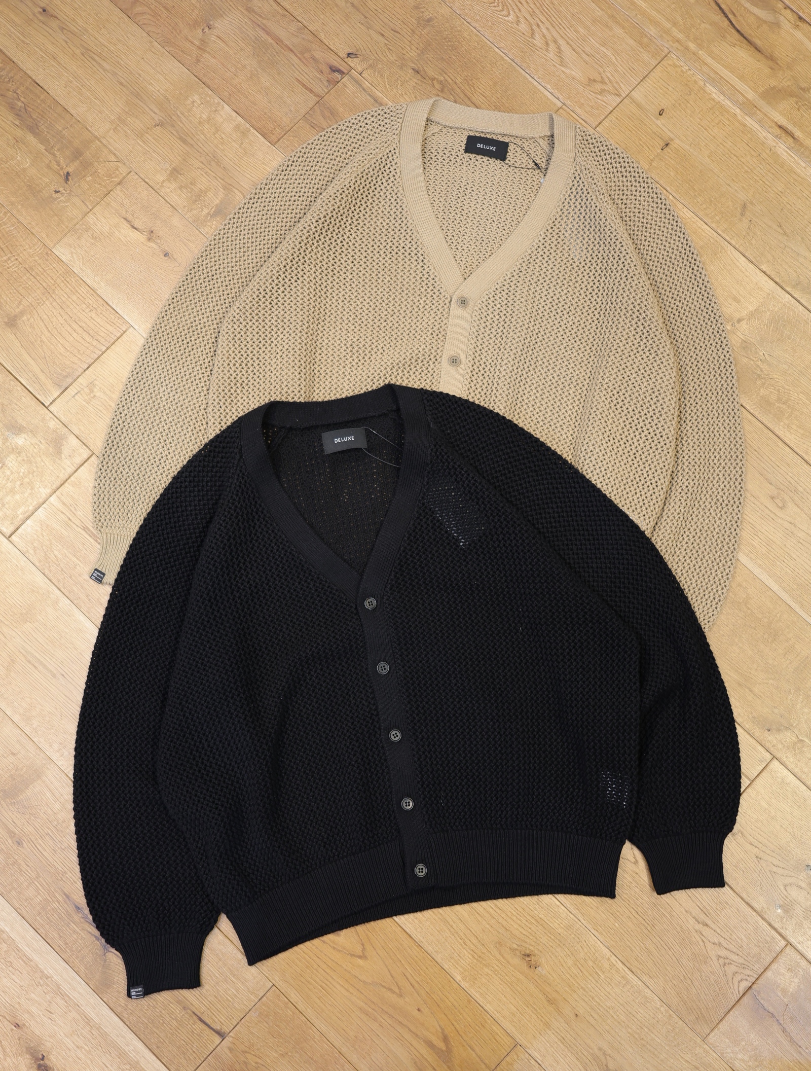 DELUXE 　「TANGLE」　コットンニットカーディガン