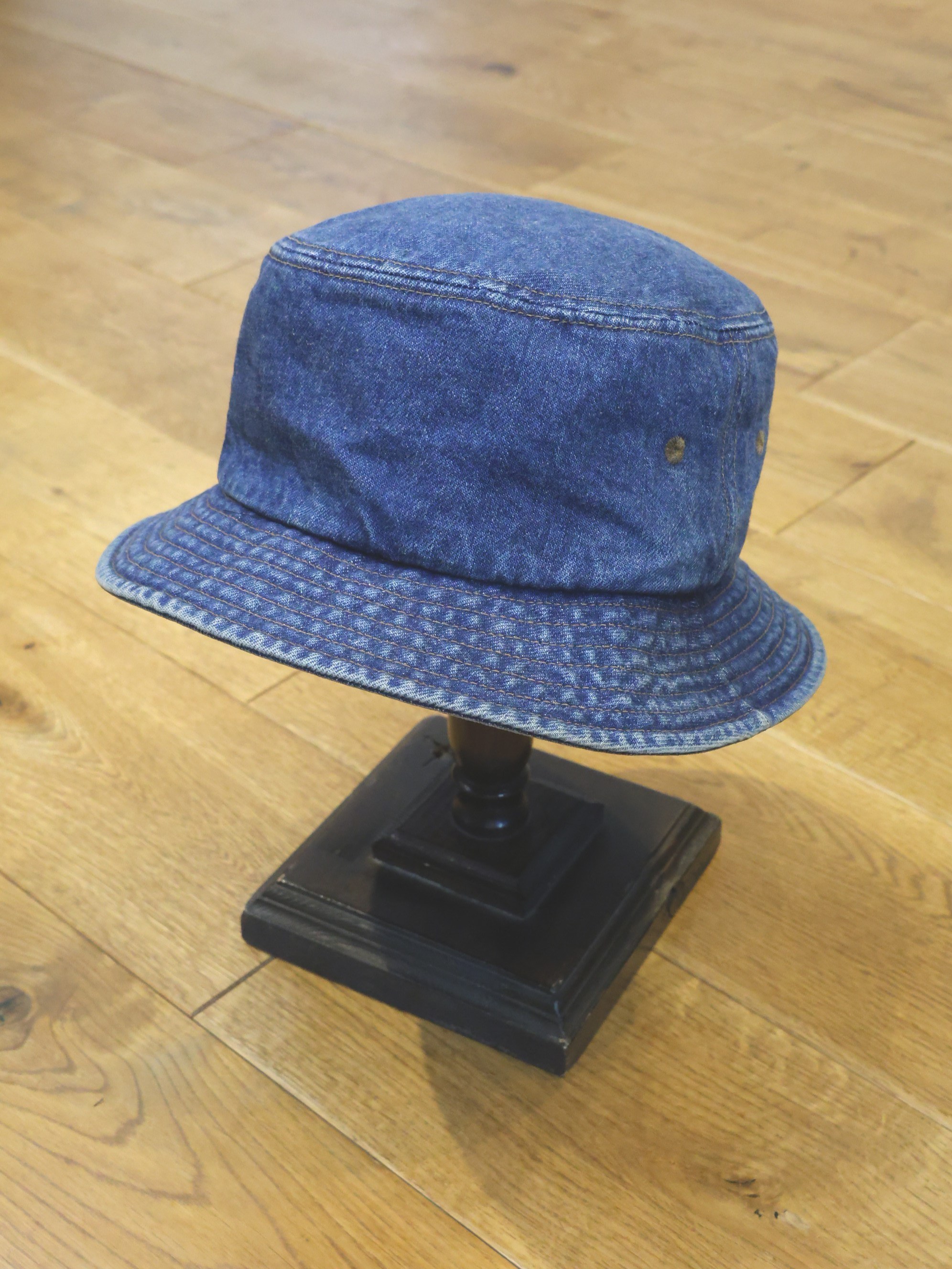 MASSES　　「BUCKET HAT DENIM」　ウォッシュ加工 デニムバケットハット