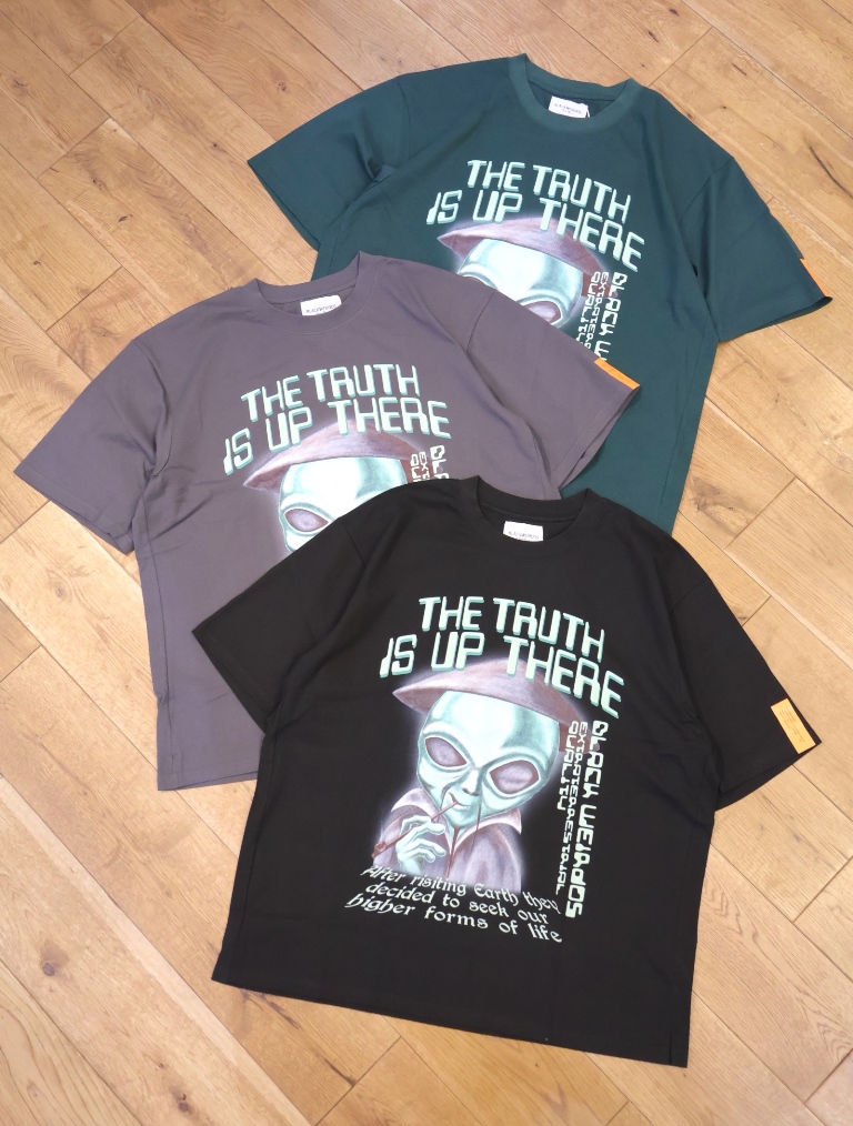 Black Weirdos 　「ACID Alien Tee」　プリントティーシャツ