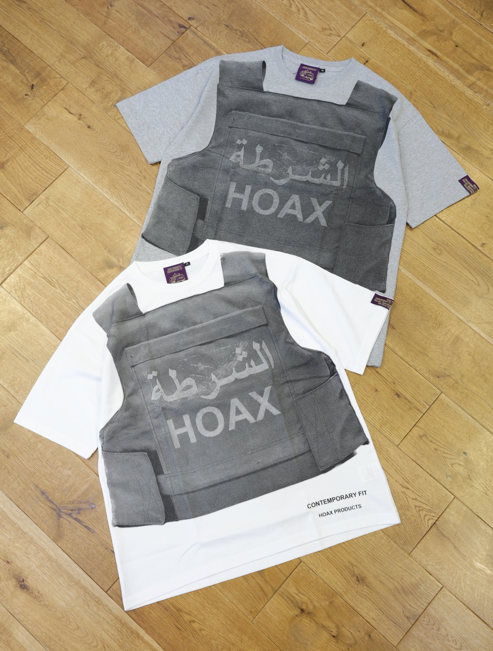 HOAX PRODUCTS 　「Bulletproof Tee」　プリントティーシャツ