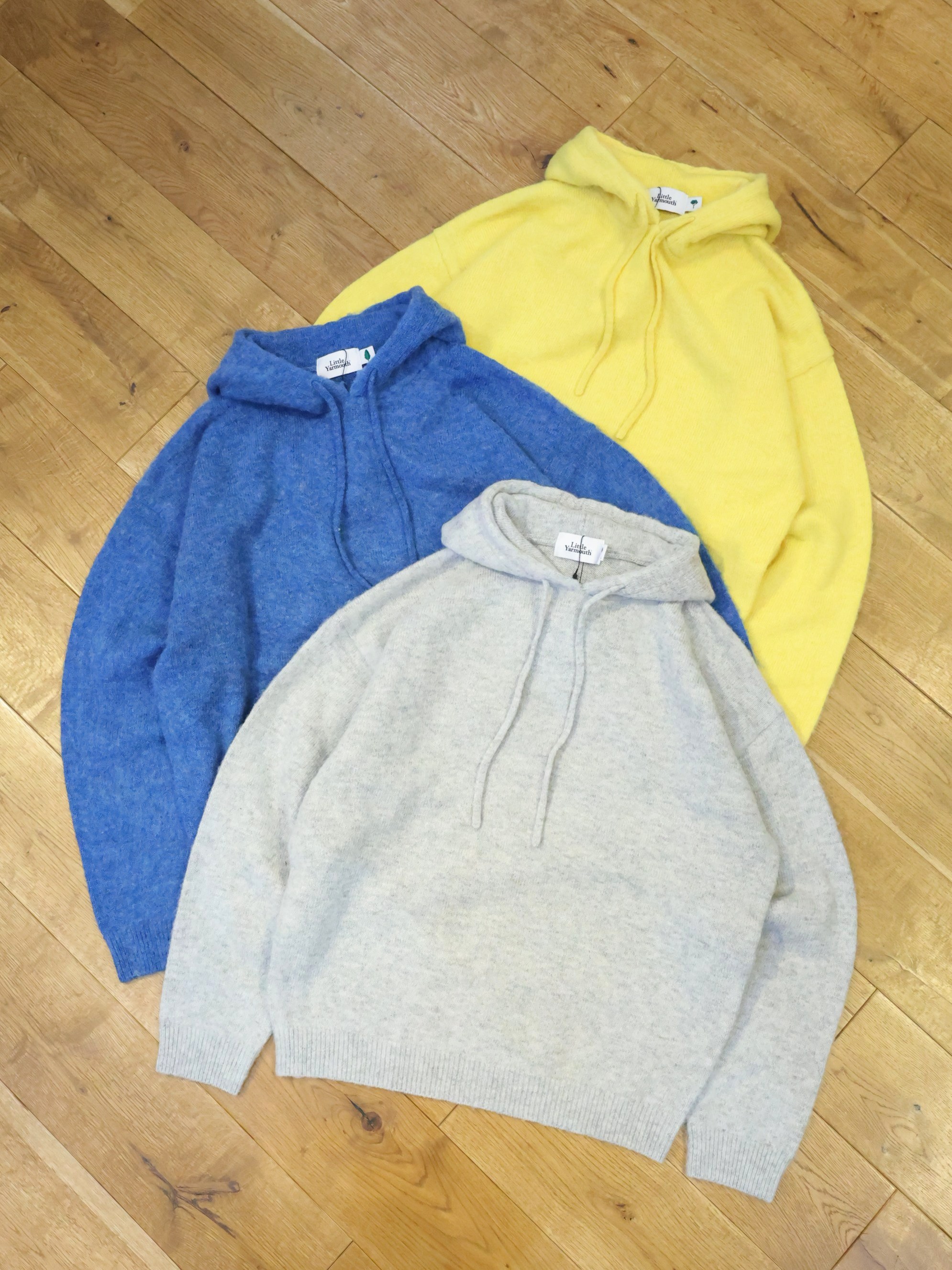 Little Yarmouth　「Shetland Wool Knit Hoodie」　シェットランドウールニットフーディー