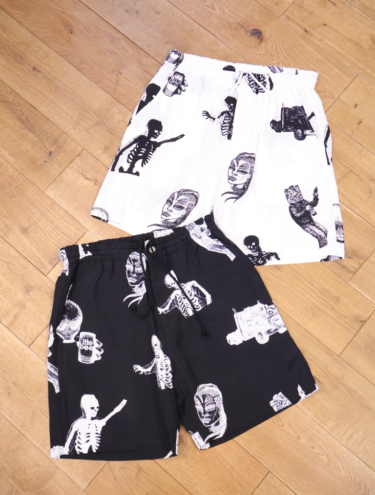 Black Weirdos 　「REPO Aloha Shorts（SETUP）」　レーヨン イージーショーツ