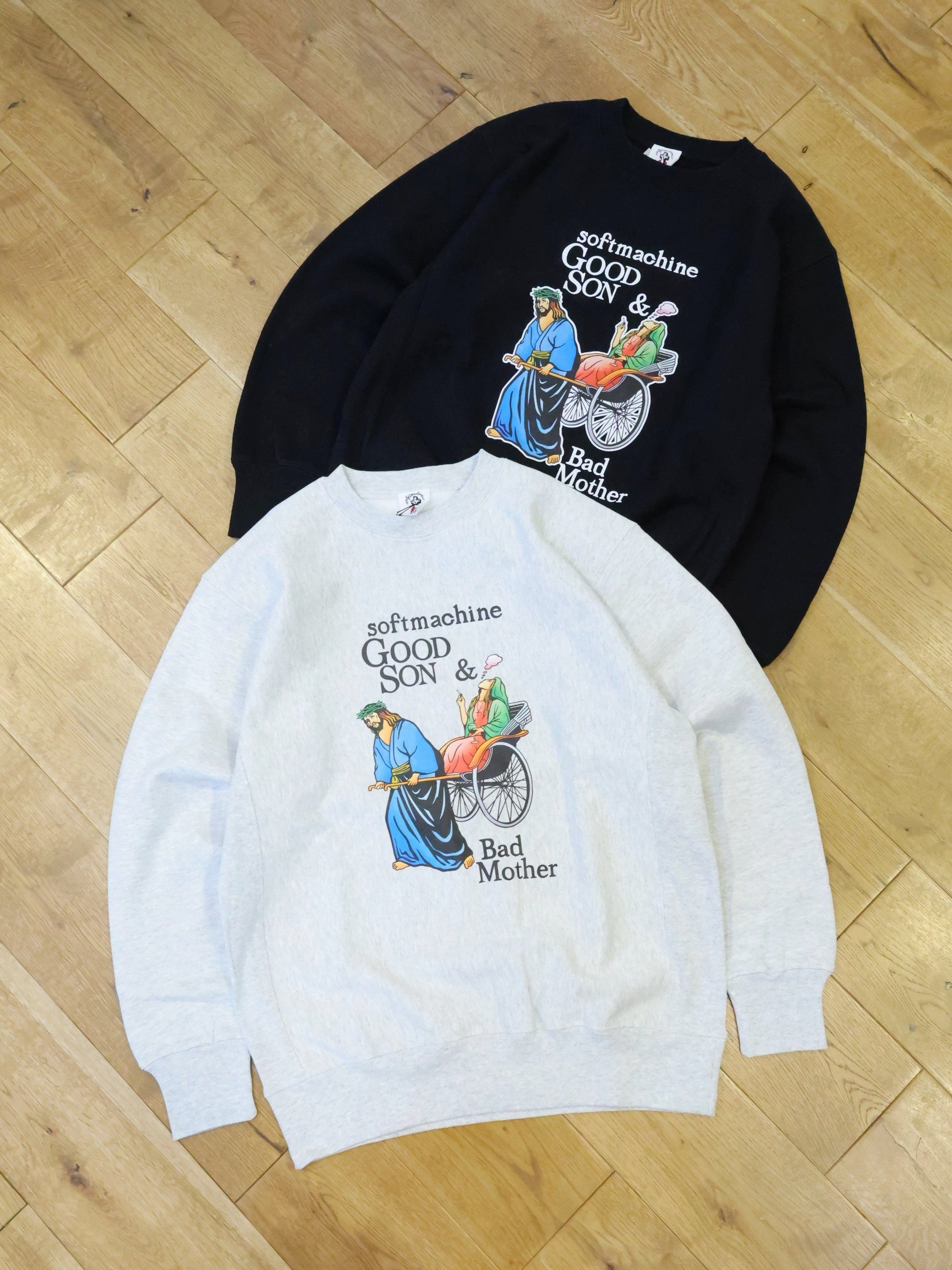 SOFTMACHINE　　「GOOD SON SWEAT」　クルーネックスウェット