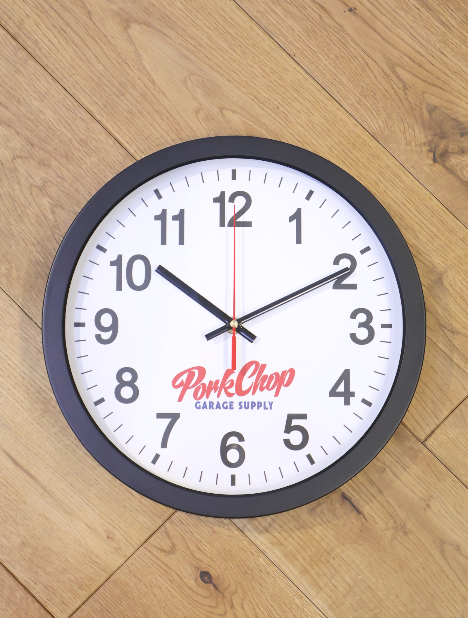 【11月30日 発売！】PORKCHOP GARAGE SUPPLY　「SCRIPT WALL CLOCK」 　ウォールクロック