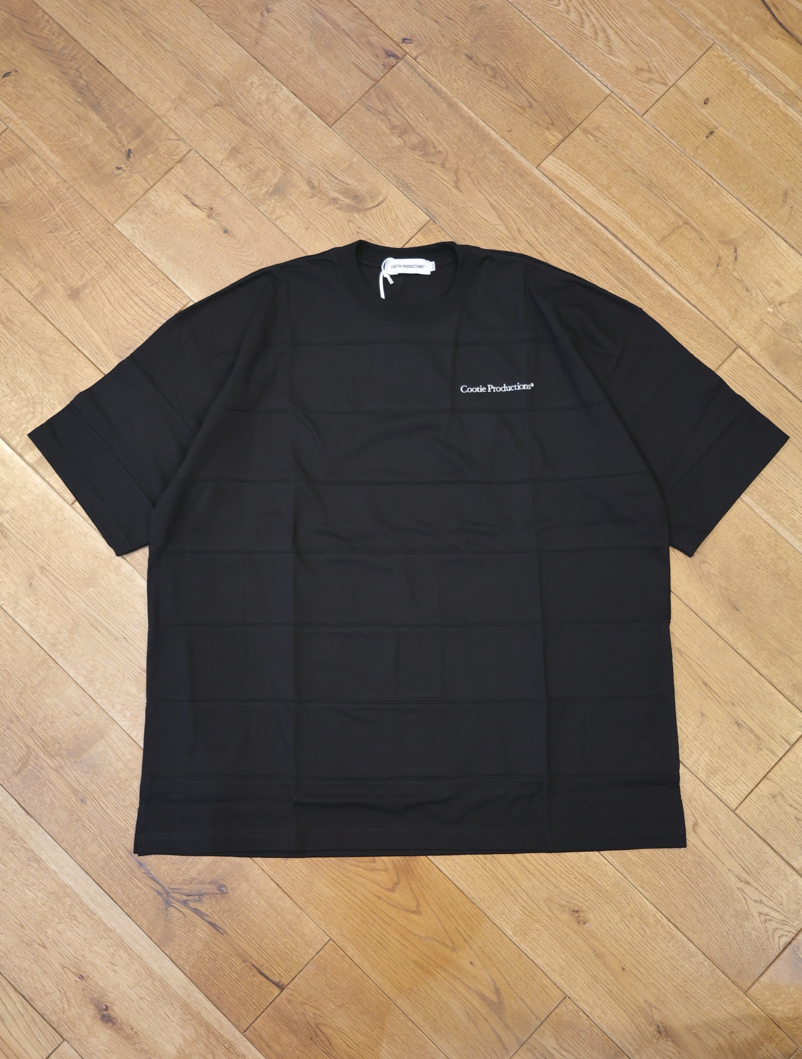 COOTIE　「Plaited Jersey Paneling Border S/S Tee」　パネルボーダーティーシャツ