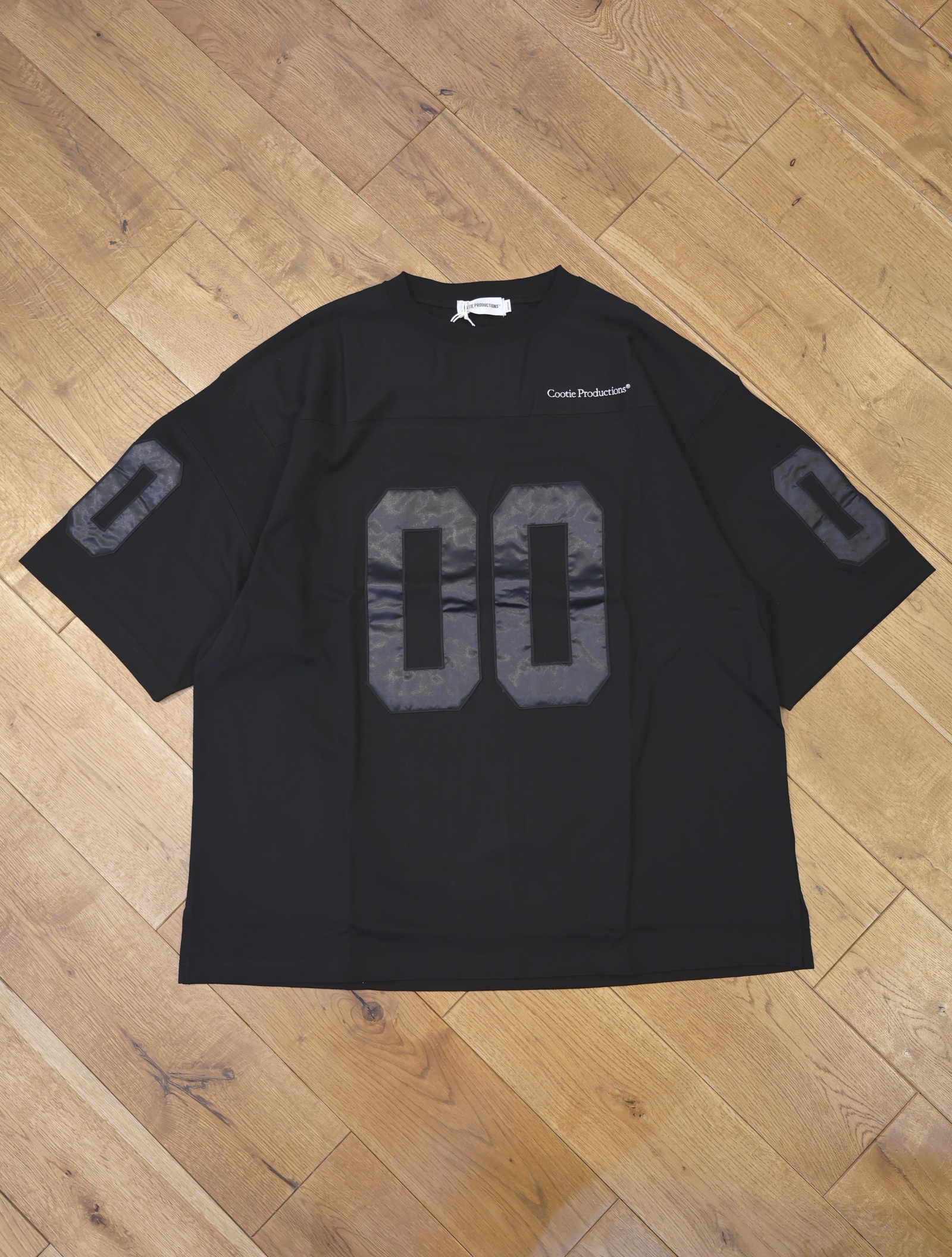 COOTIE　「Plaited Jersey Football S/S Tee」　オーバーサイズ フットボールティーシャツ