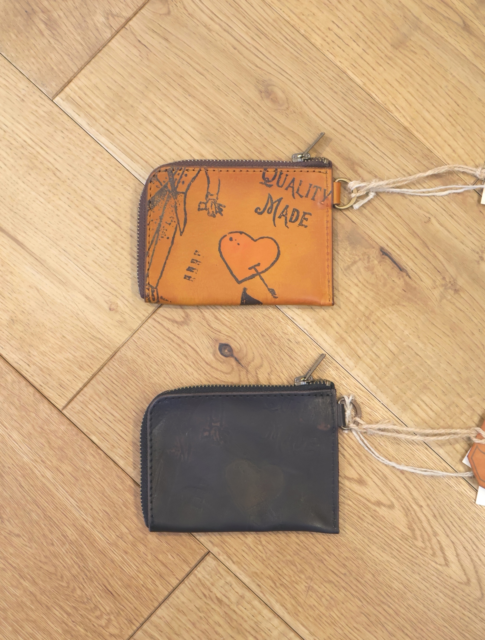 GLAD HAND × VASCO　　 「LEATHER COIN CASE"GLAD POSTALS"」 　レザーコインケース