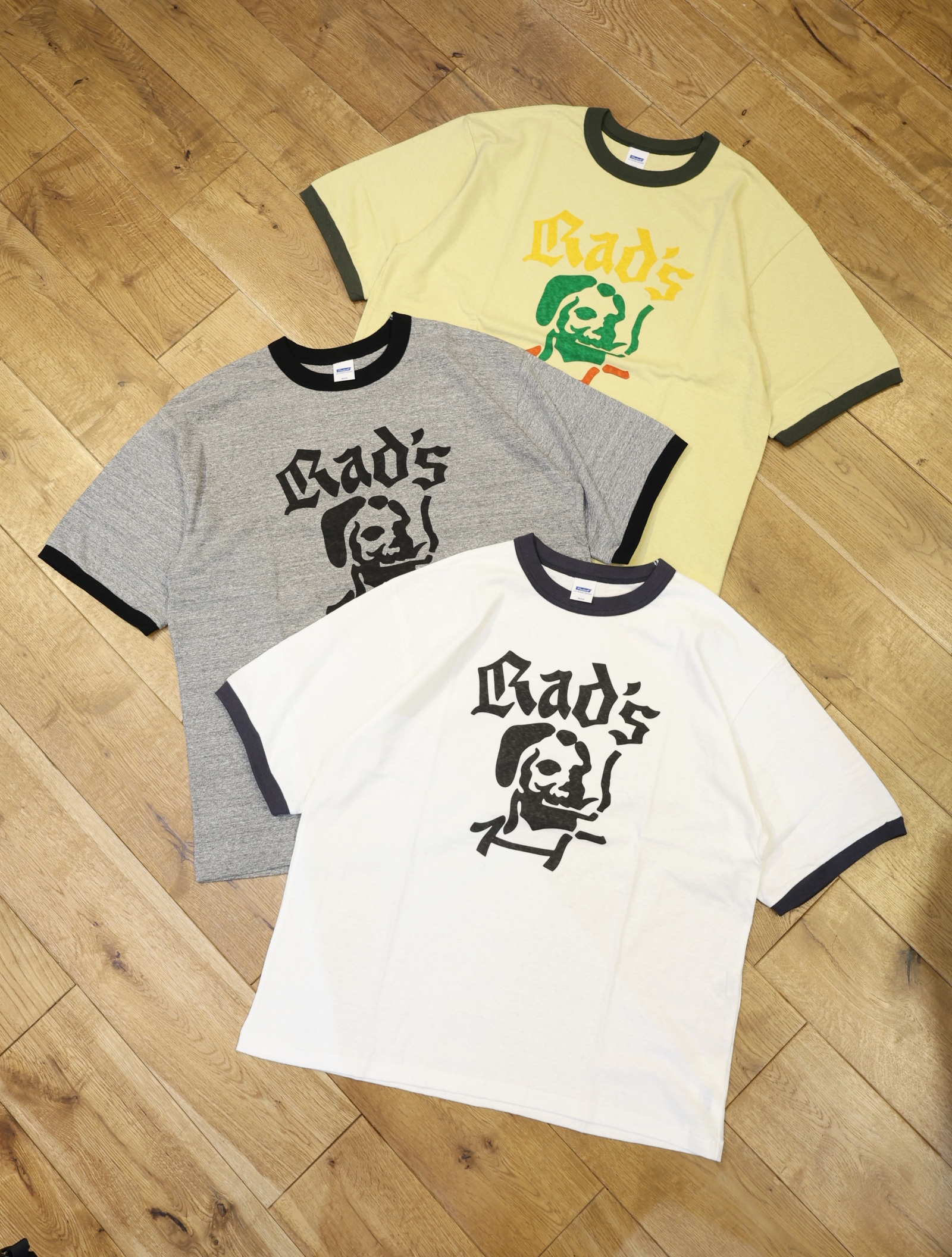 RADIALL 　「ZIGGY - CREW NECK T-SHIRT S/S」　リンガーティーシャツ