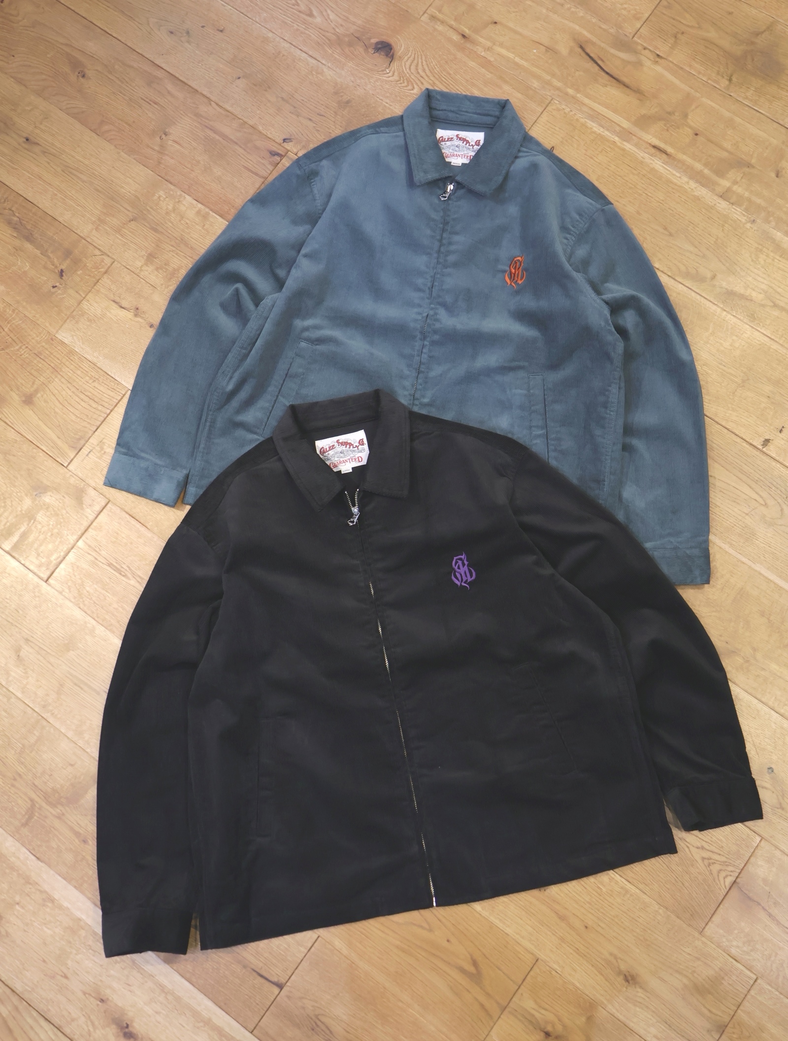 CALEE　「CAL NT LOGO CORDUROY SWINGTOP」 コーデュロイスウィングトップ