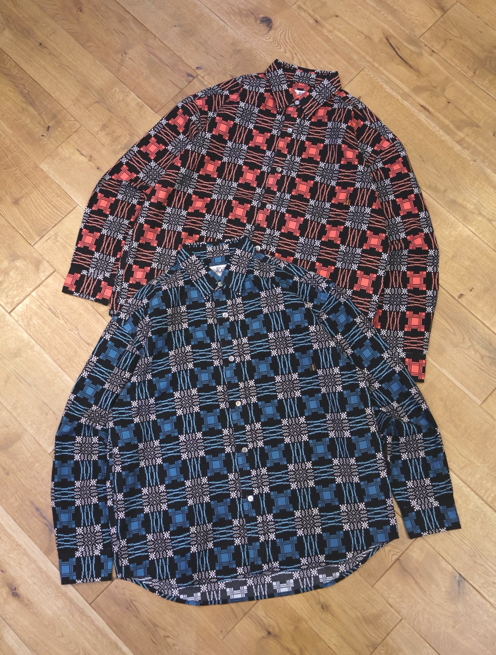 CALEE 　「PRINT NEL L/S SH」  フランネルチェックシャツ