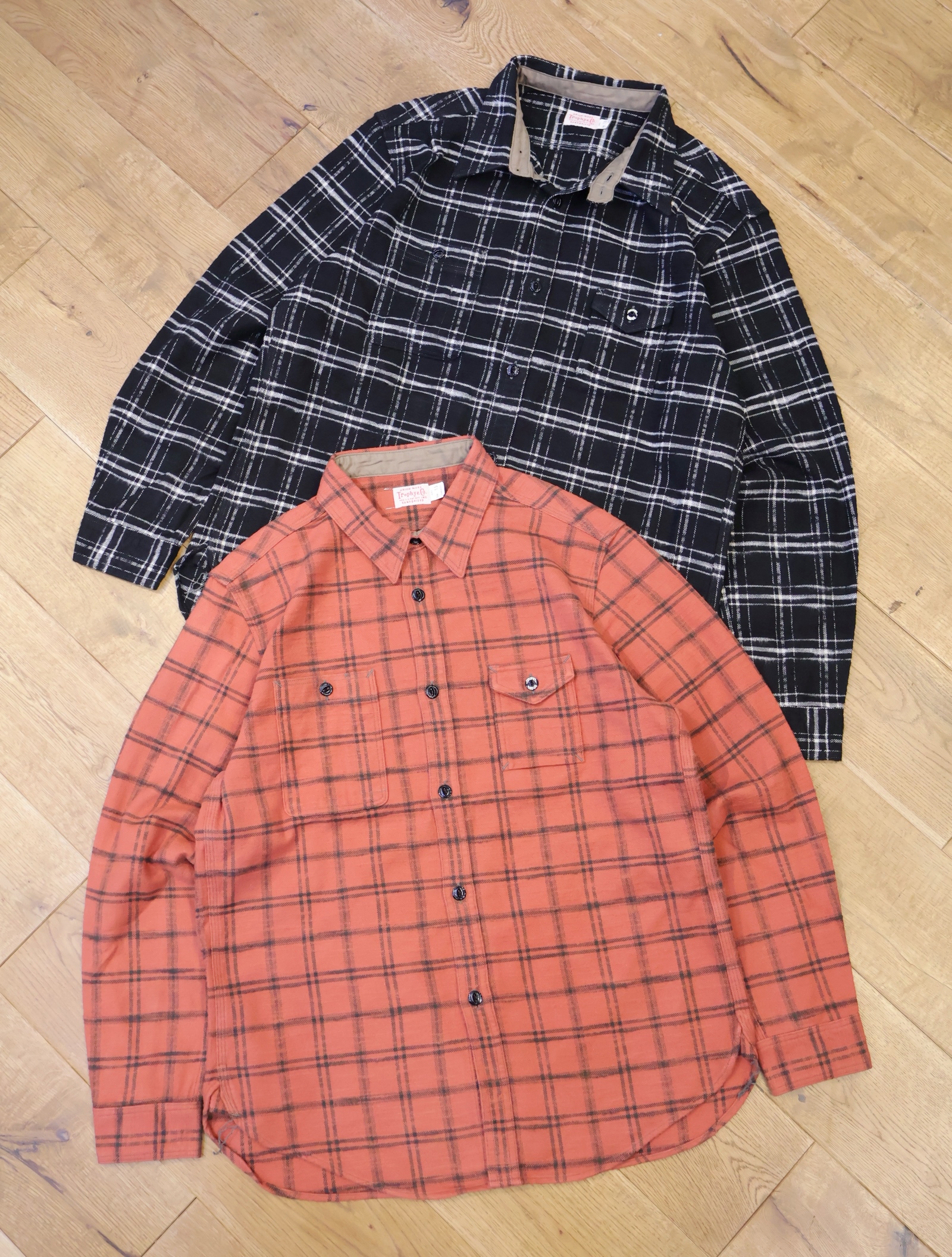 TROPHY CLOTHING　　「Machine Age Check Shirt」　　フランネル チェックシャツ