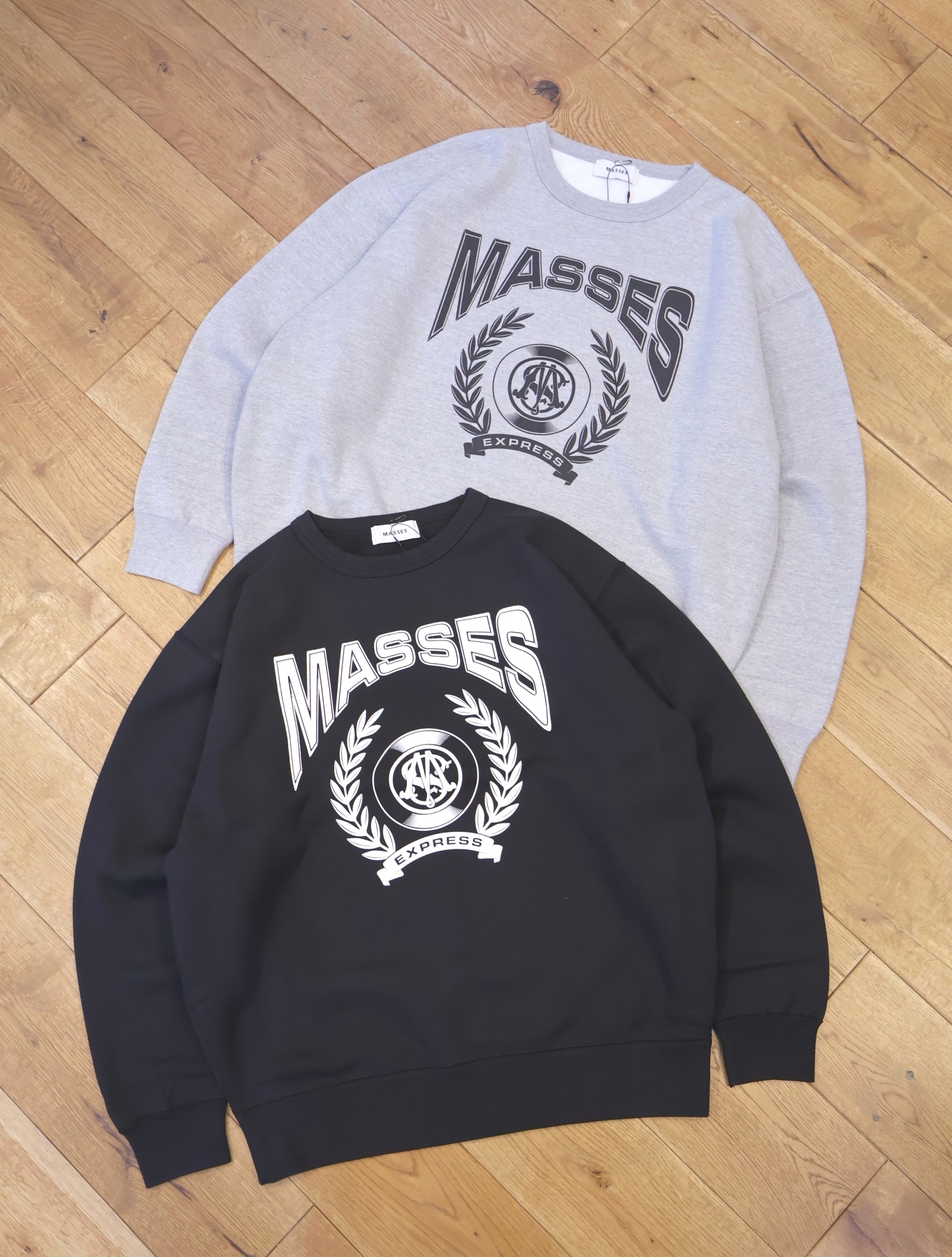 MASSES　  「SWEAT CREW CORPS」   クルーネックスウェット