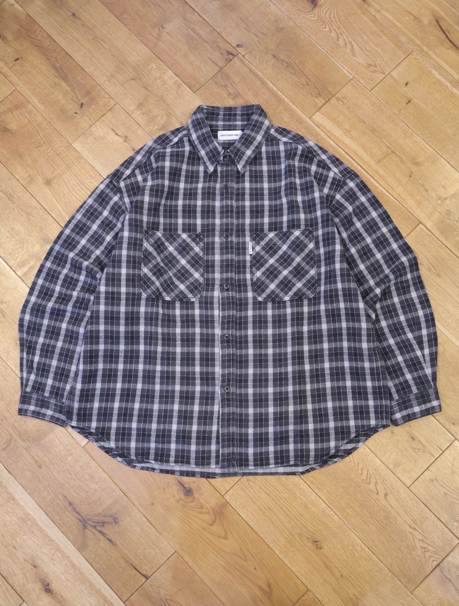 COOTIE 　「AD Processing Heavy Flannel Check L/S Shirt」　ヘビーフランネルシャツ