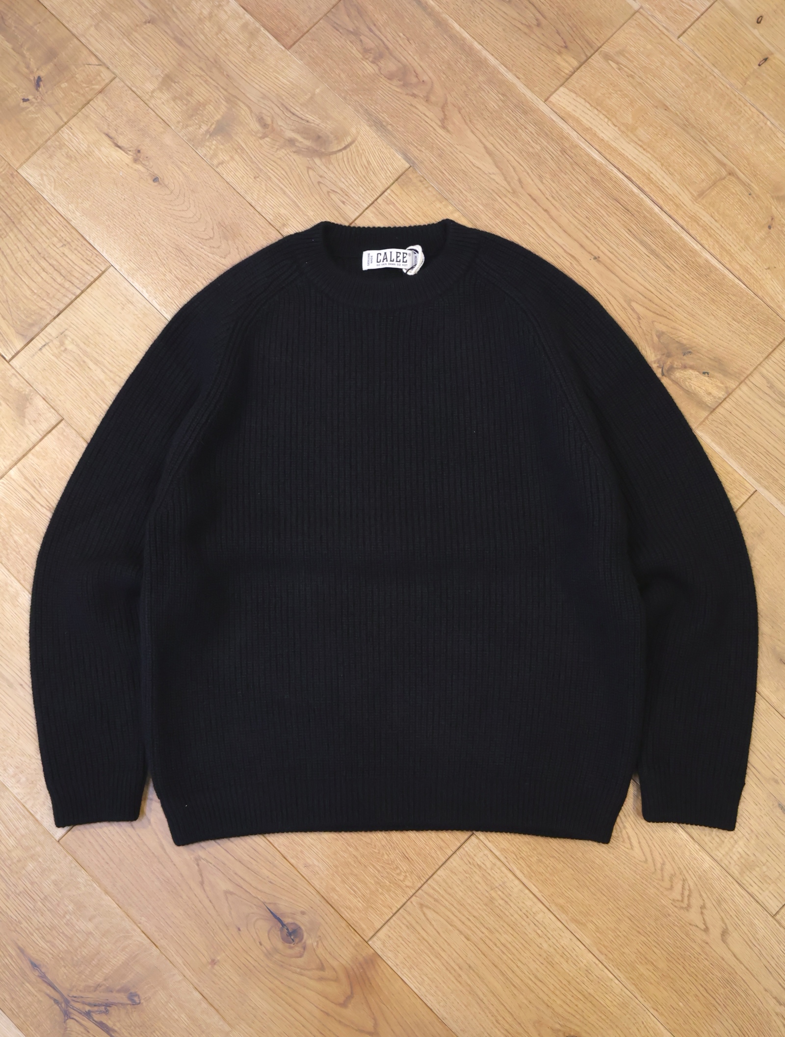 【EXCLUSIVE !!】CALEE × EYYA　「CASHMERE CREW NECK KNIT SW」　　カシミヤクルーネックニット