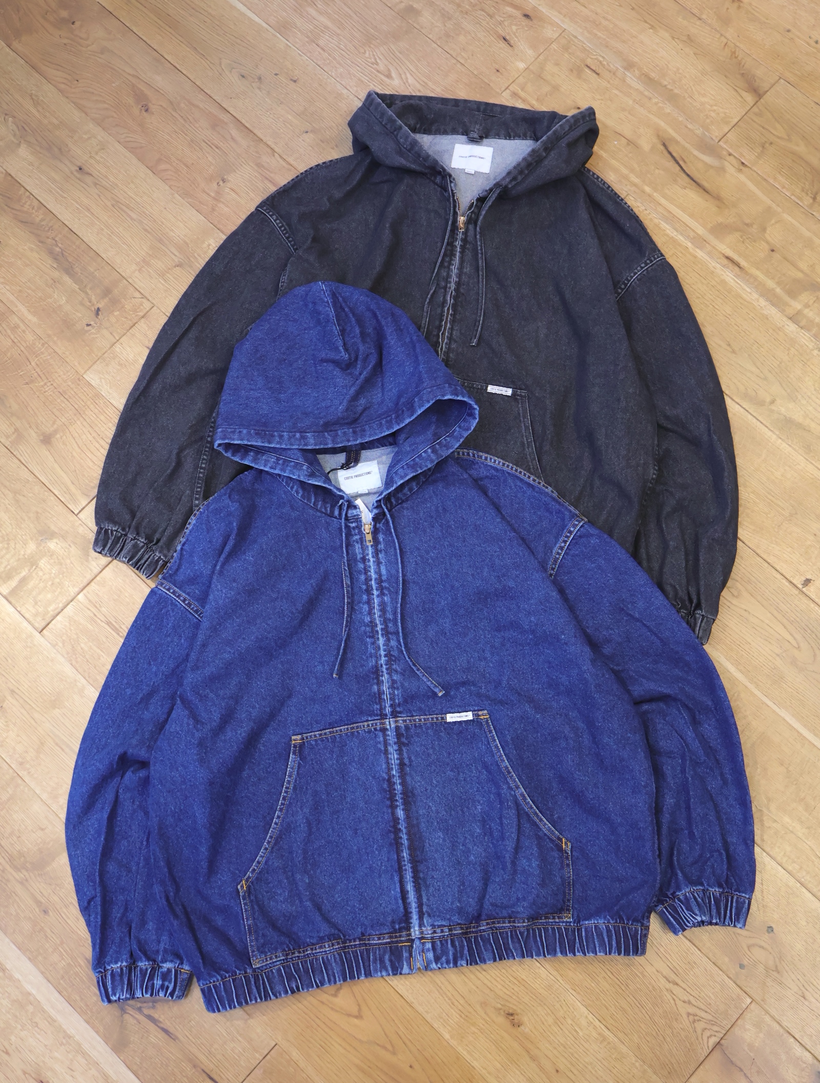 COOTIE　「12.5oz Denim Zip Up Hooded Jacket＜FADE＞」　デニム ジップアップフーディージャケット