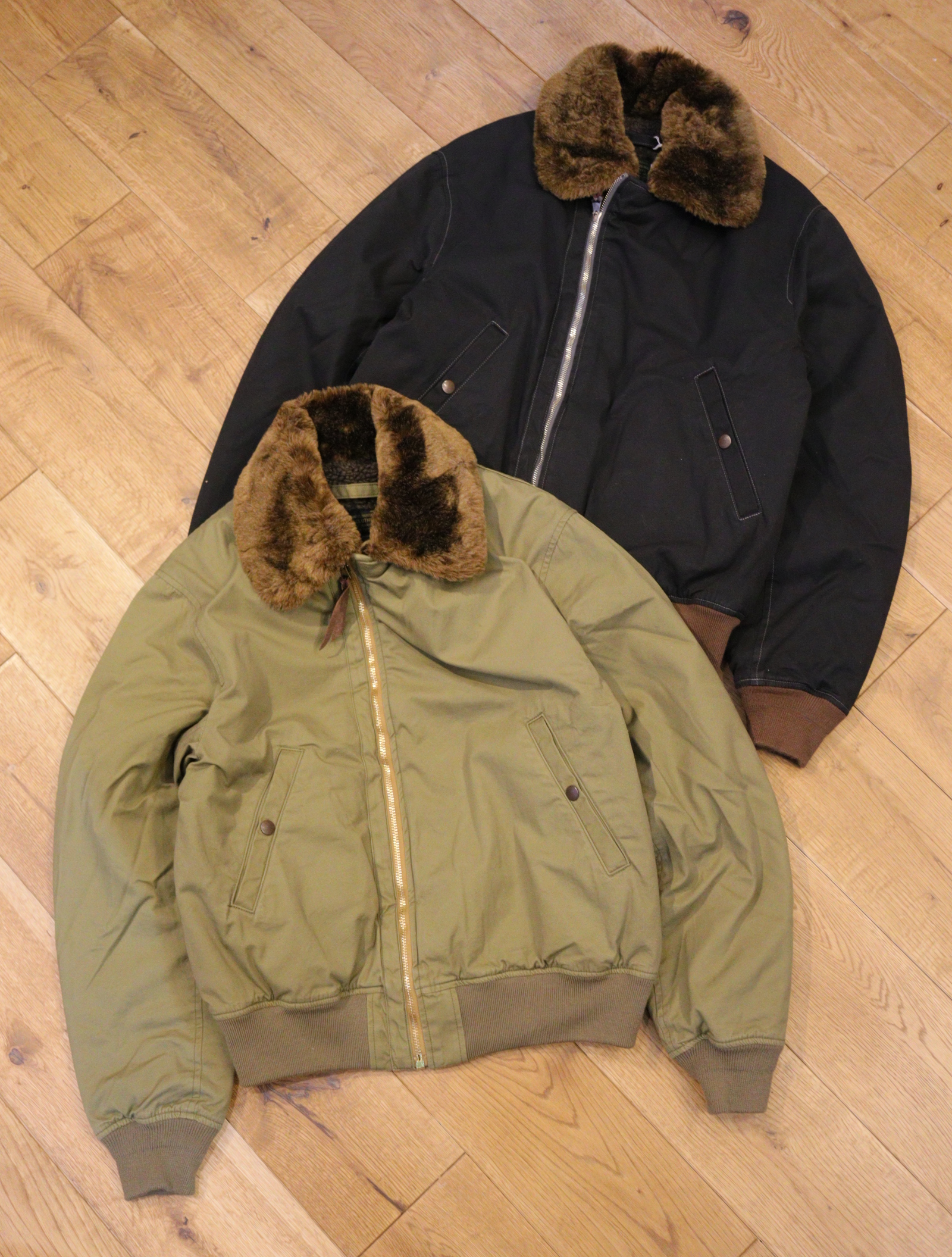 TROPHY CLOTHING 「B-15 TR.mfg.Jacket」 B-15 フライトジャケット MASH UP マッシュアップ