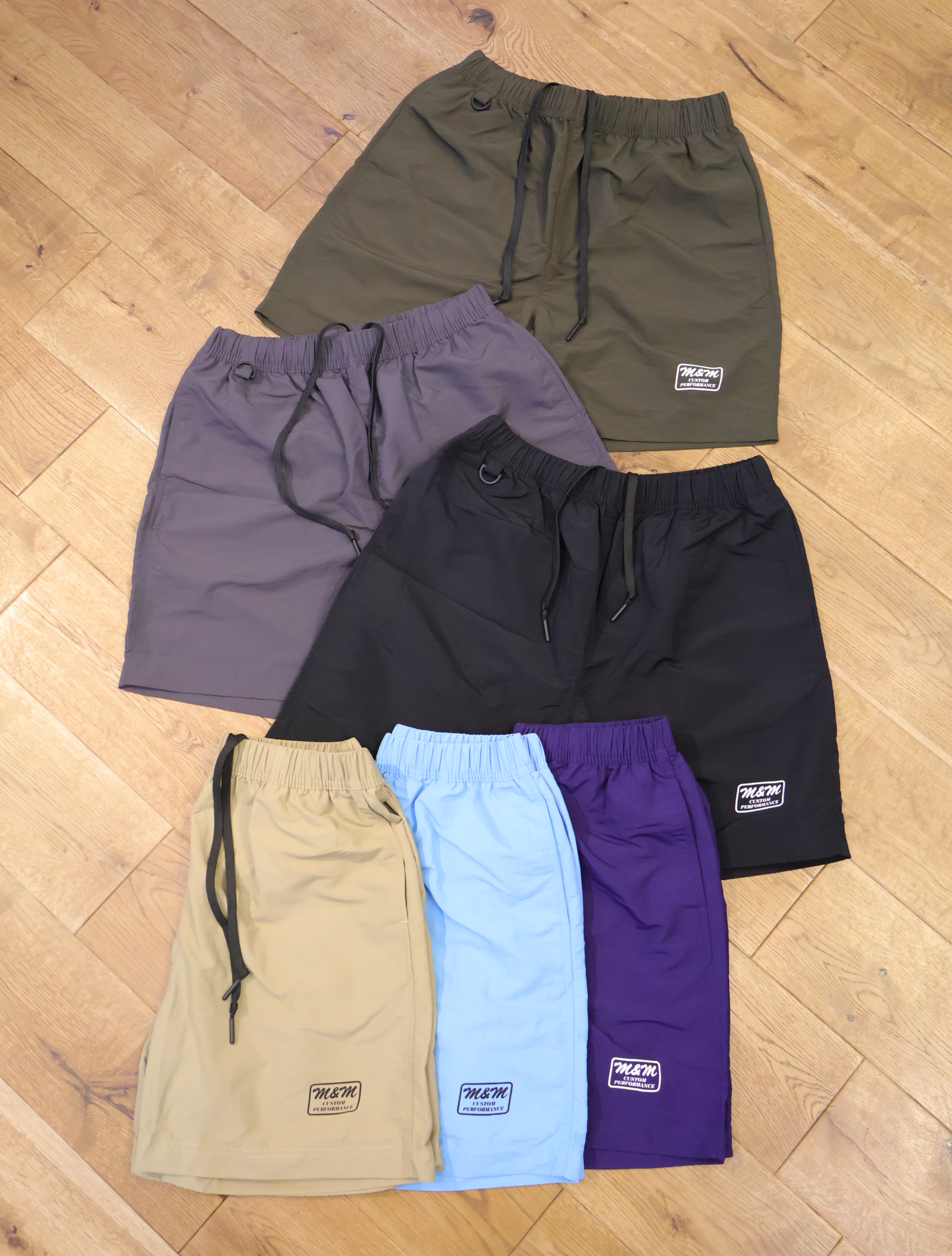 【6月25日 発売！】M&M CUSTOM PERFORMANCE  「Nylon Shorts」　ナイロンショーツ