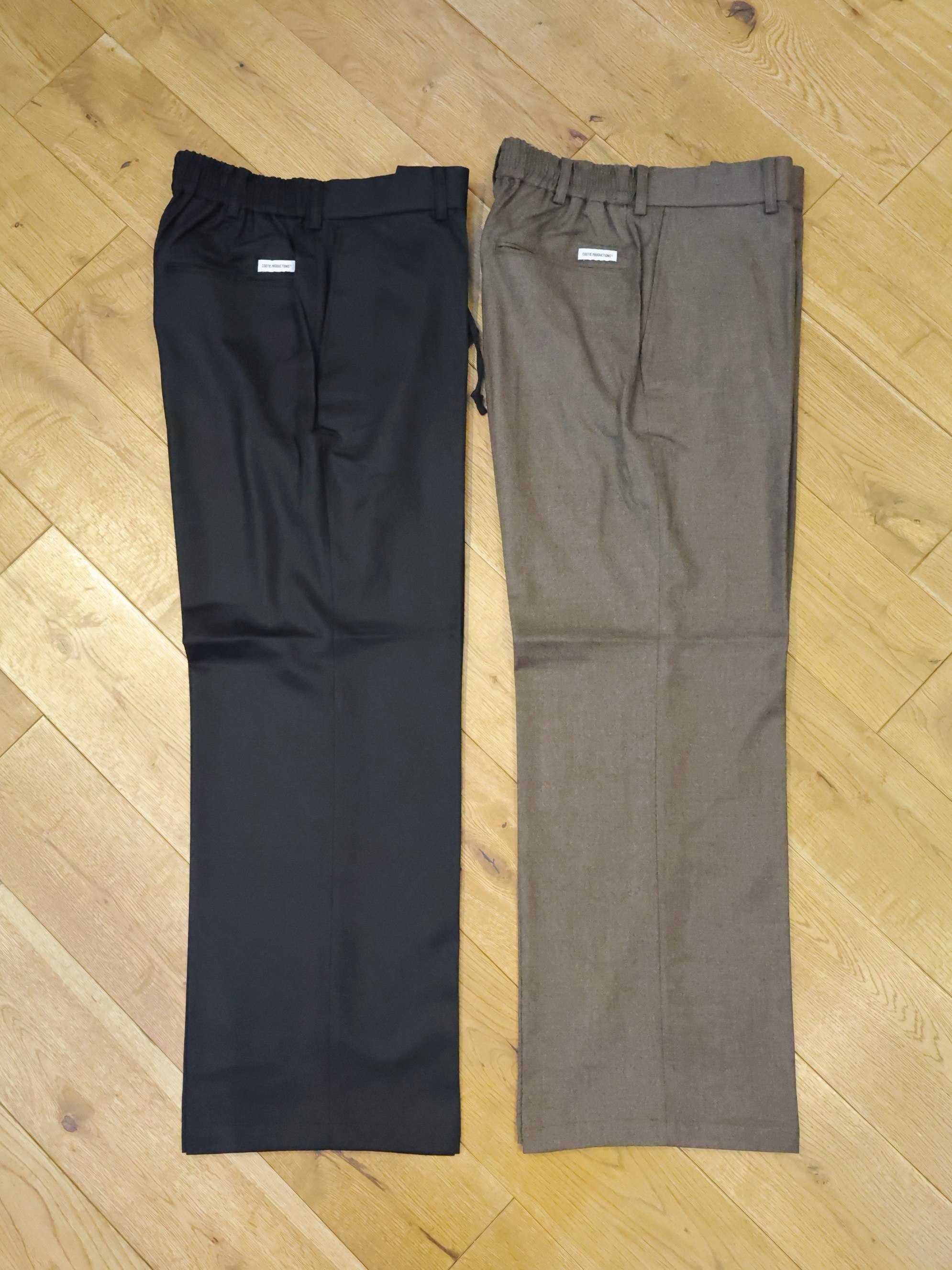 COOTIE　「Wool Flano Square Leg Easy Trousers」　 ストレートイージーパンツ