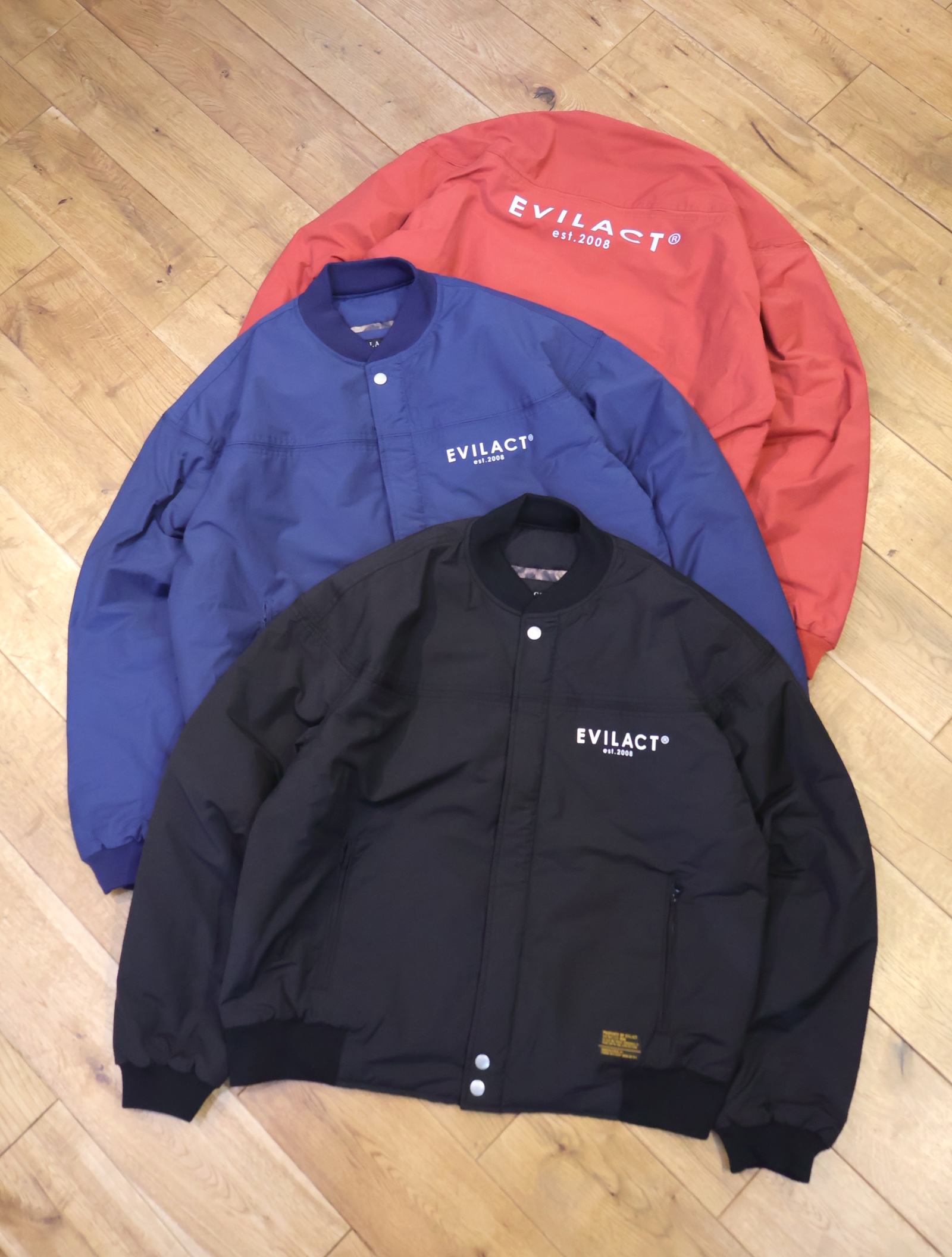 EVILACT 　　「DERBY JACKET」　パデッド ダービージャケット
