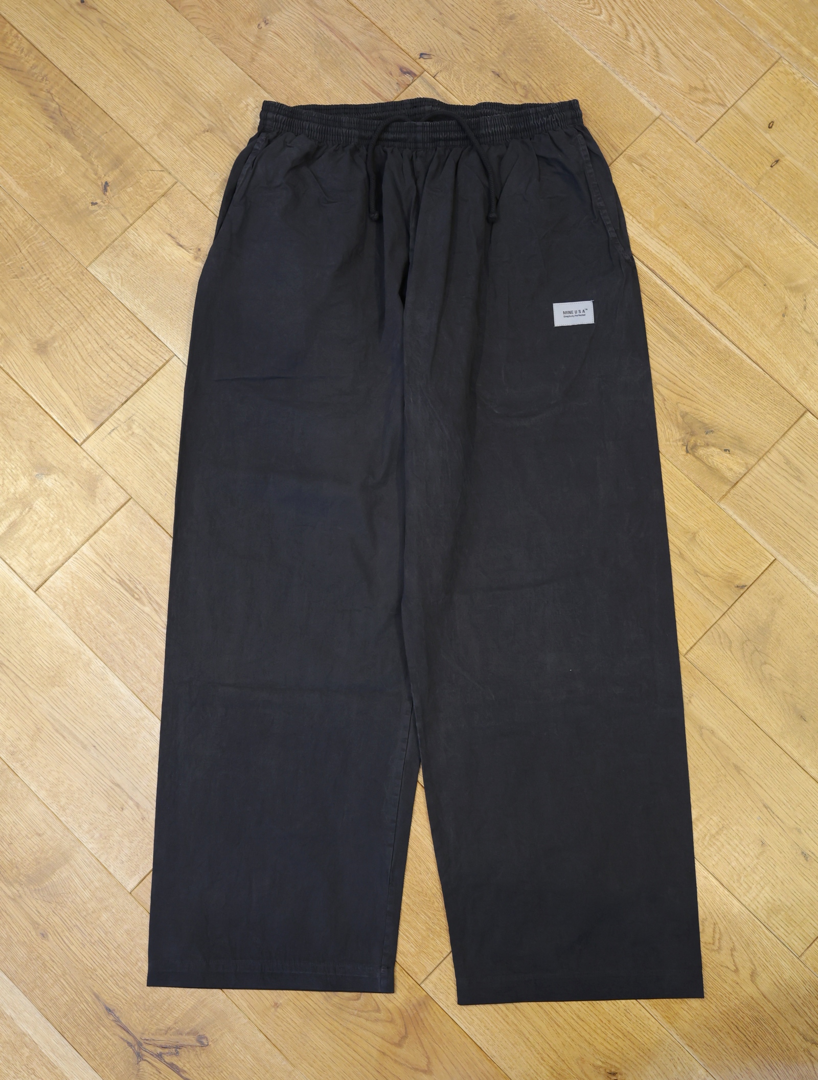 MINE 　「Cotton Wide Side Seamless Pants」　シームレス ワイドイージーパンツ