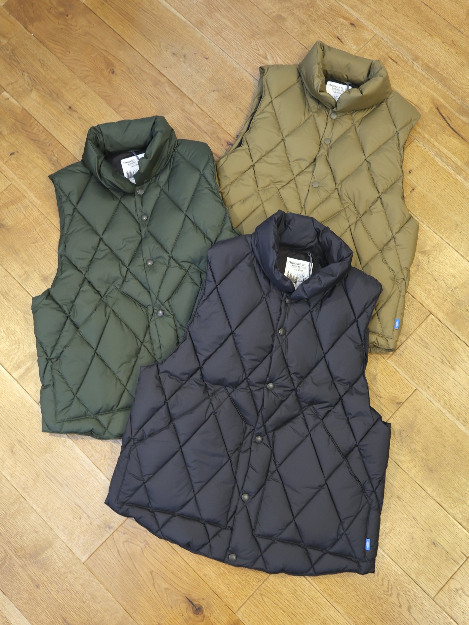 CHALLENGER 　「QUILTING DOWN VEST」　ダウンベスト