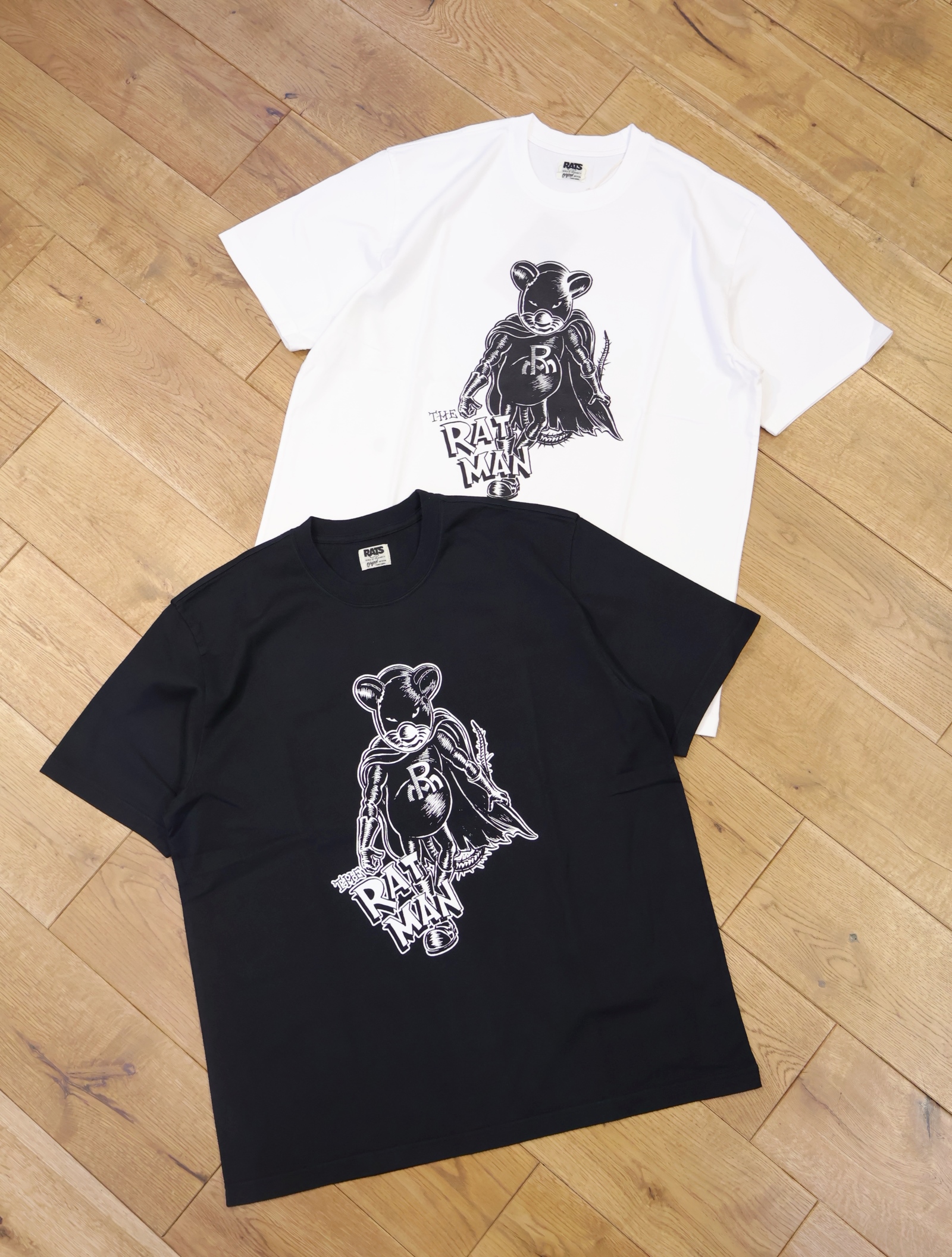 RATS　「RATMAN TEE」　プリントティーシャツ