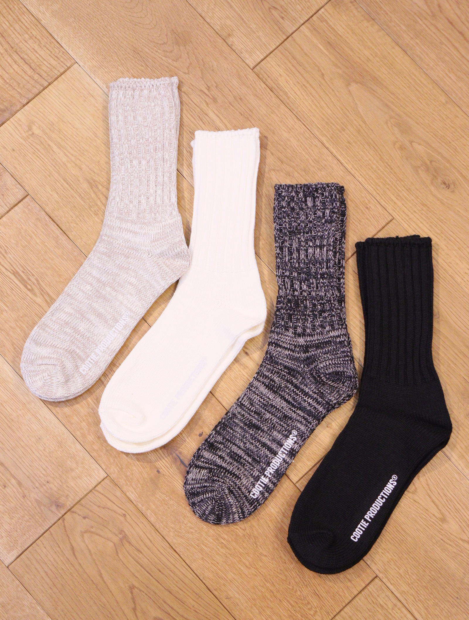 COOTIE　  「Raza Lowgauge Sock」　　ローゲージソックス