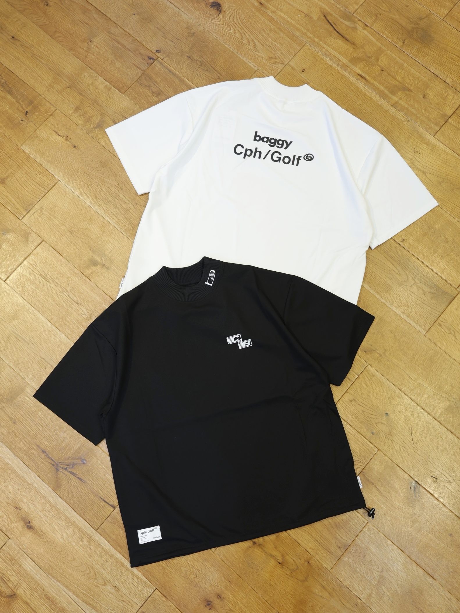 CAPTAINS HELM GOLF × BAGGY PANTS GOLF　　「BREATHABLE MOCK NECK TEE」  　モックネックティーシャツ
