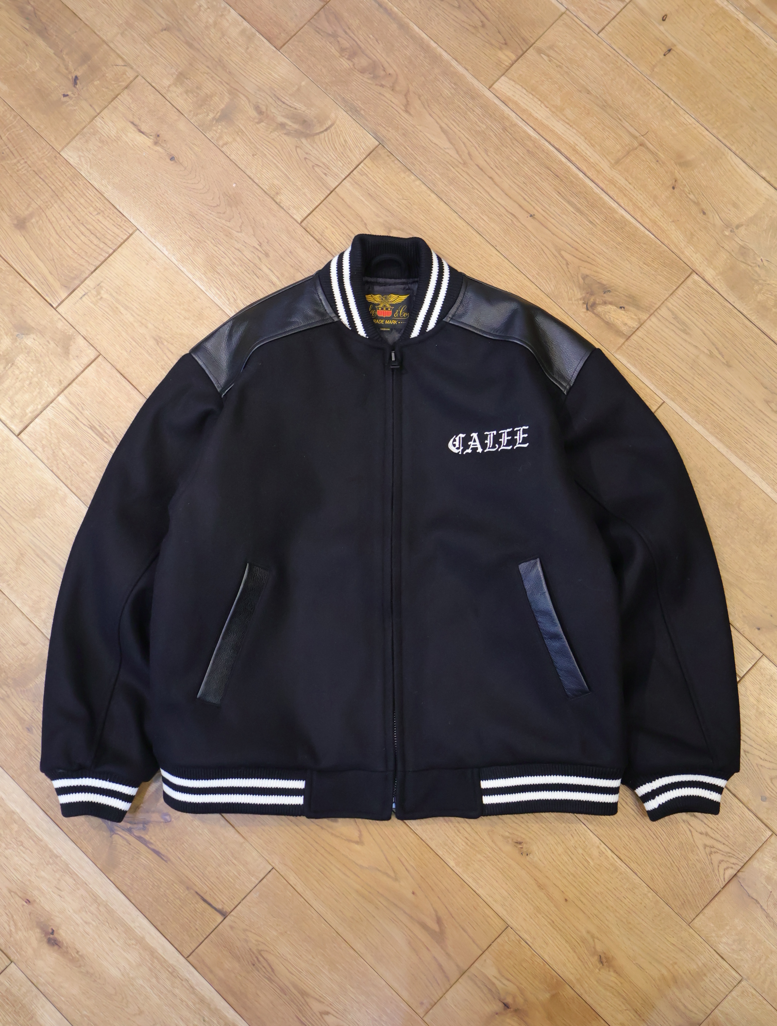 CALEE　「WOOL MELTON STADIUM JUMPER」 ウールメルトン スタジアムジャンパー