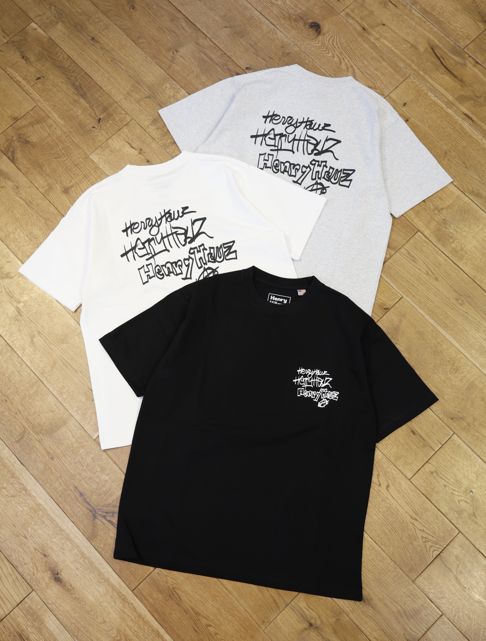 【 5月20日 12:00〜 発売開始 】HENRY HAUZ 　「FUN SS TEE」　プリントティーシャツ