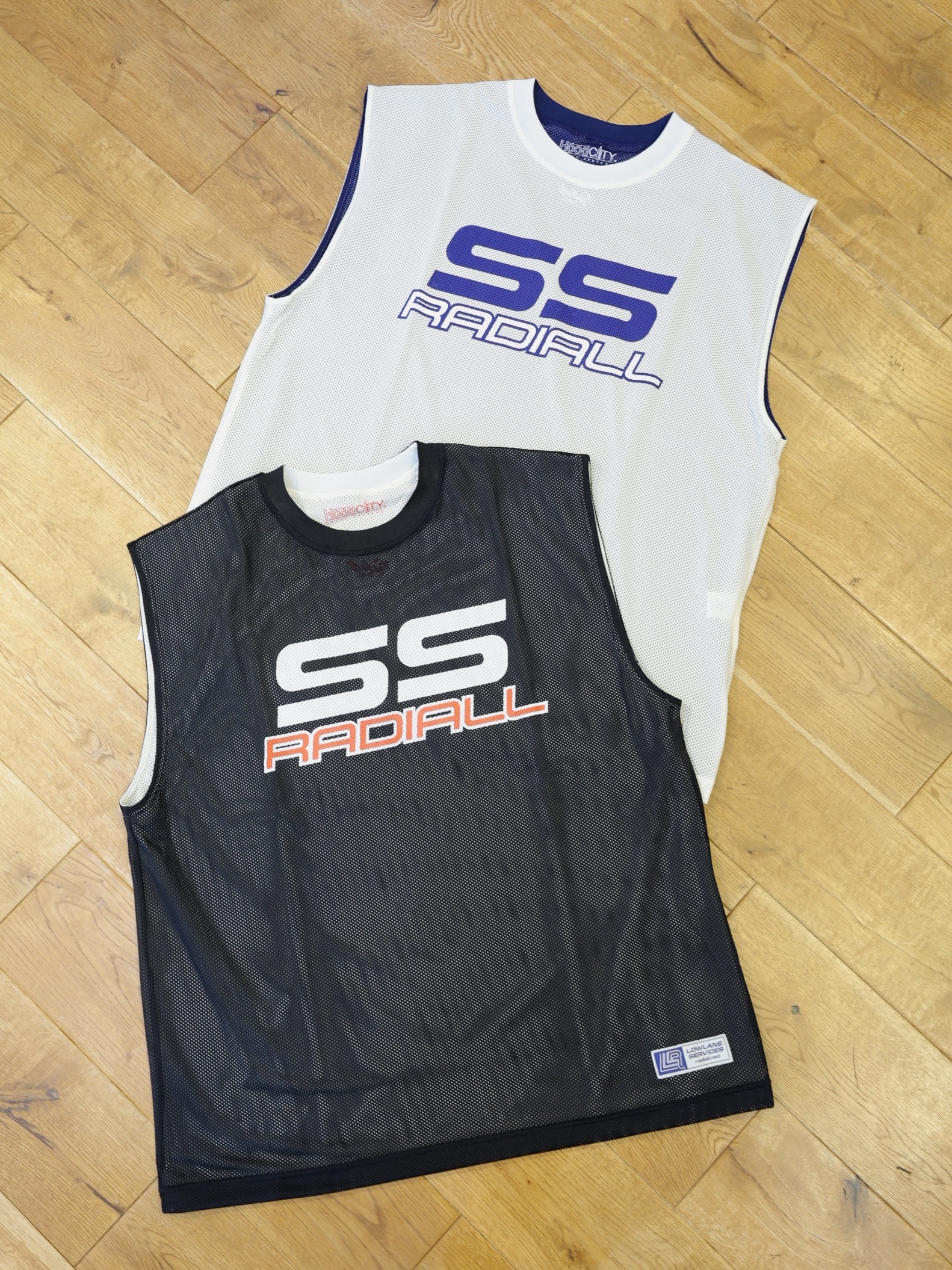 RADIALL 　「EDGE - REVERSIBLE TANK TOP」　リバーシブル ノースリーブメッシュゲームシャツ