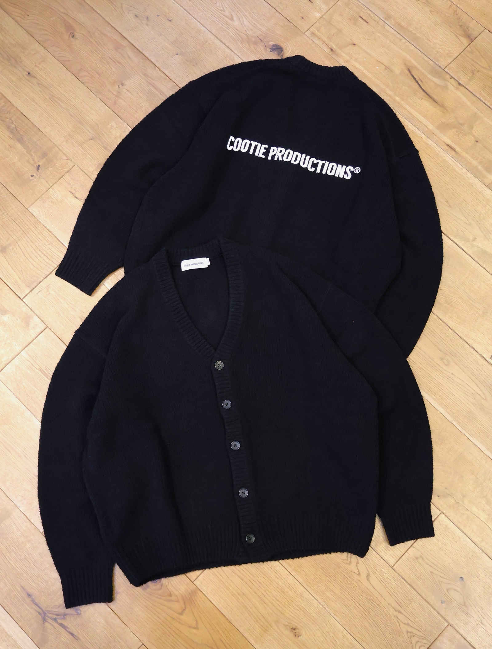 COOTIE　「N/C Boucle Knit Cardigan」　ブークレニット カーディガン