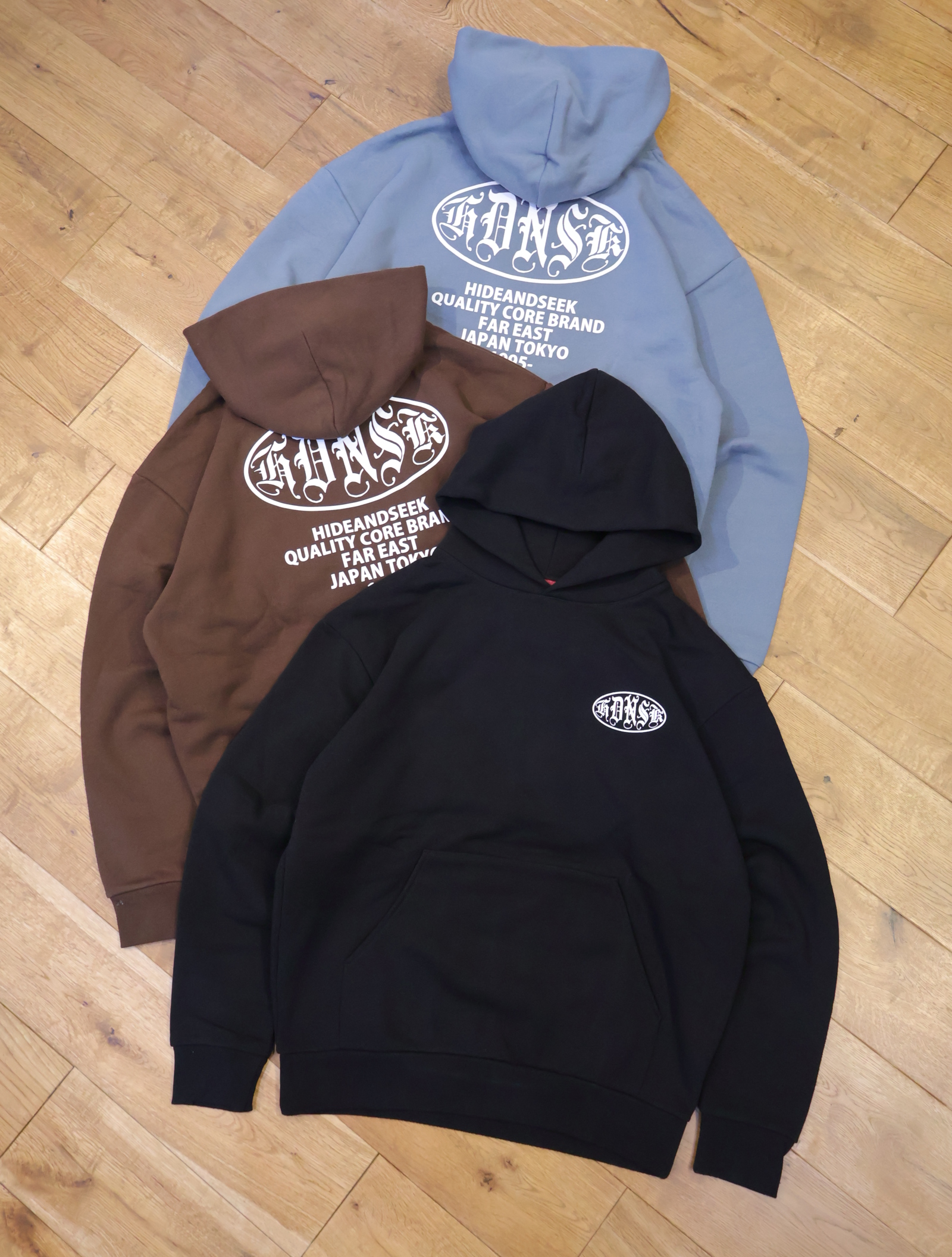 Hide and Seek　「HDNSK Hooded Sweat Shirt」　プルオーバーパーカー